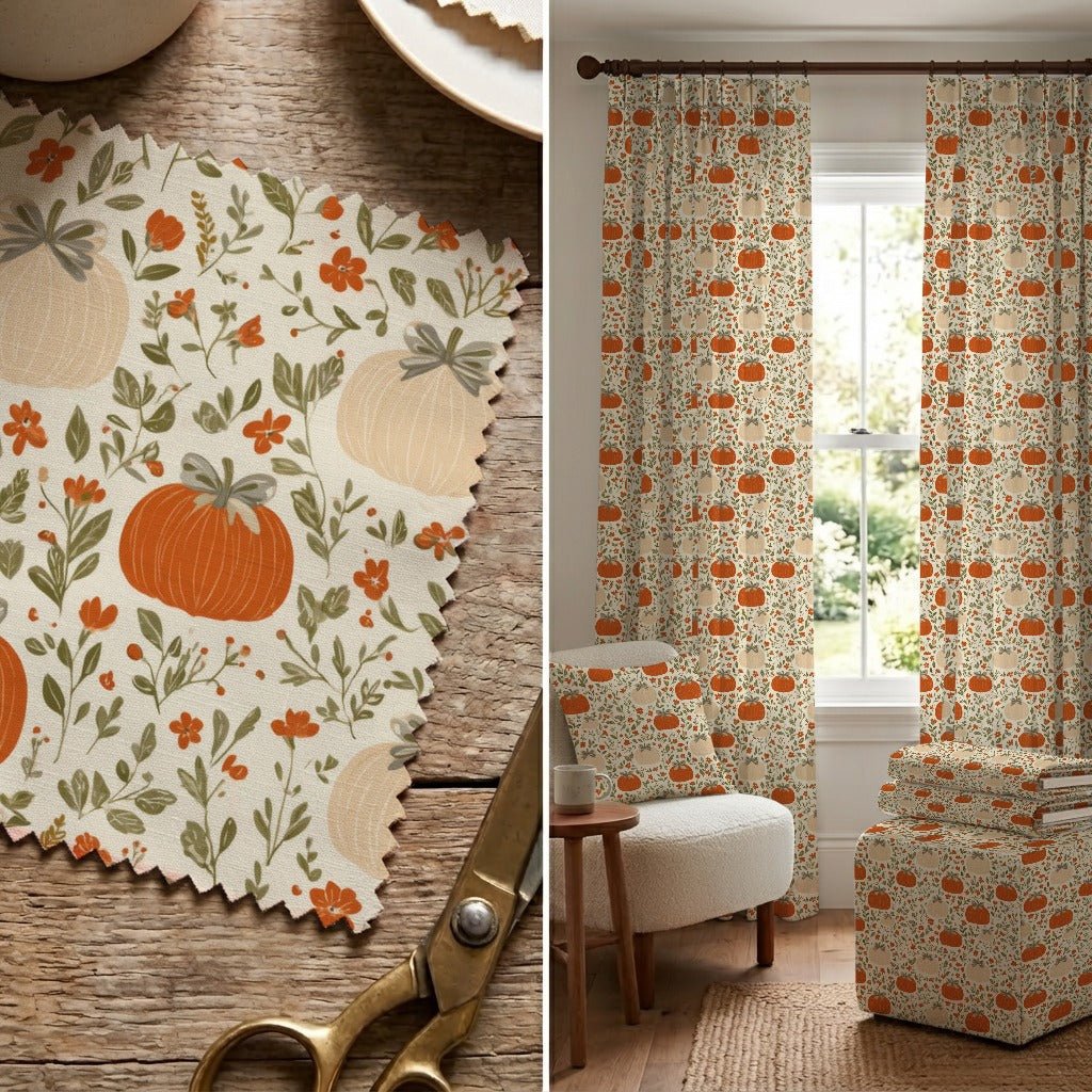 Punkin Spice - Fabric - Linen Rowe