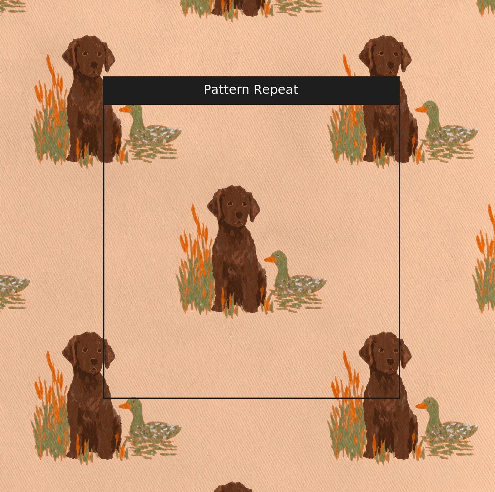 Pup & Duck - Fabric - Linen Rowe
