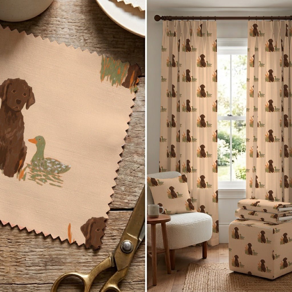 Pup & Duck - Fabric - Linen Rowe