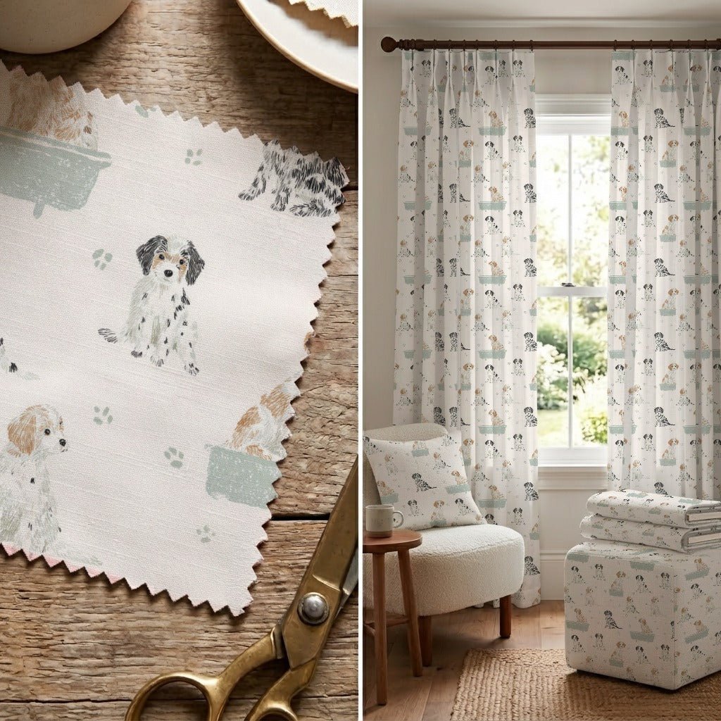 Puppy Spa - Fabric - Linen Rowe