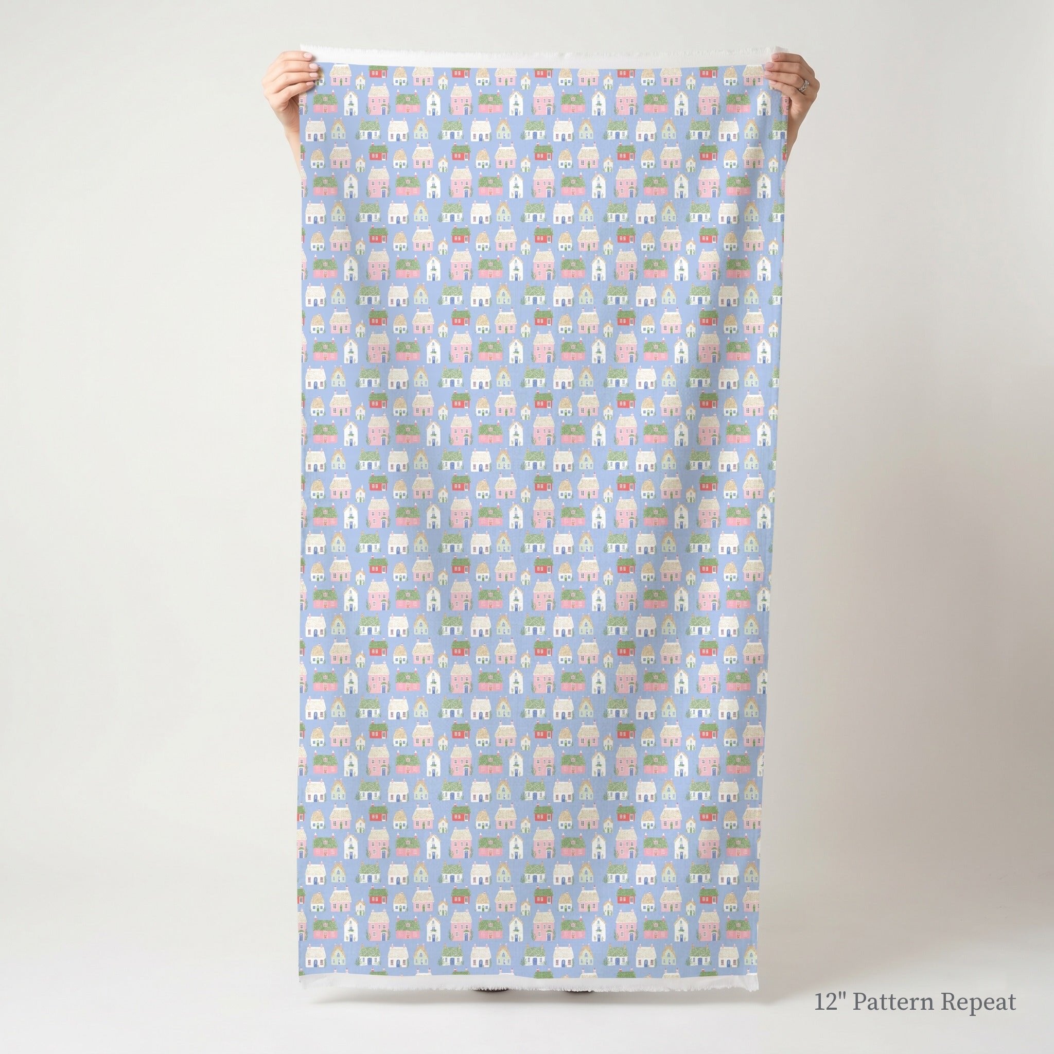 Quiet Village - Fabric - Linen Rowe