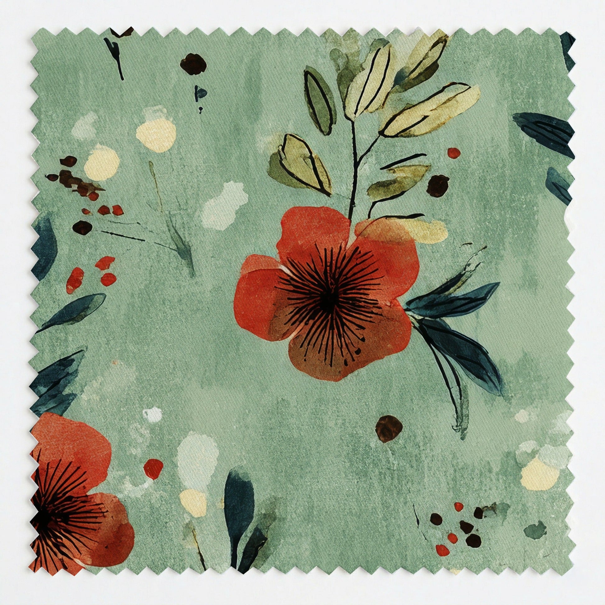 Quillon Blooms - Fabric - Linen Rowe