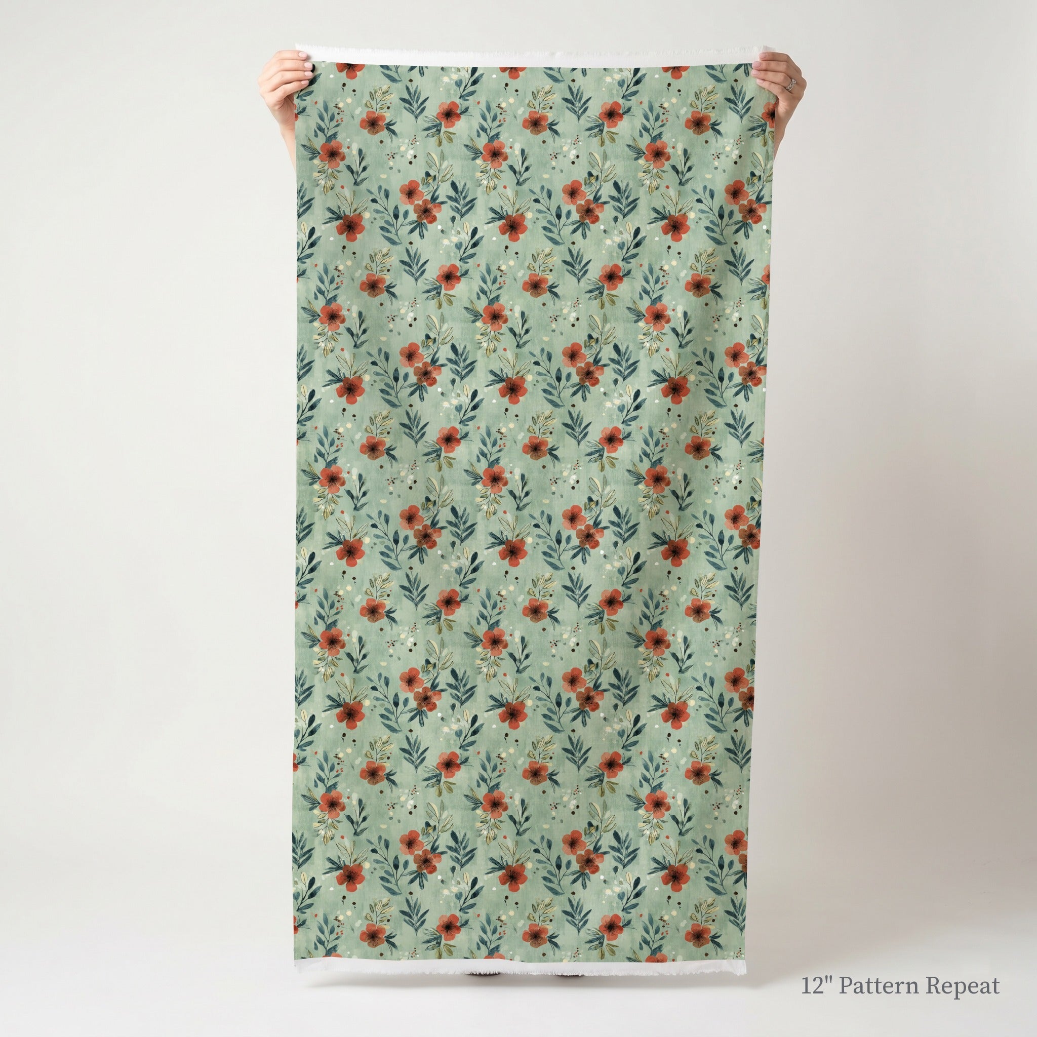 Quillon Blooms - Fabric - Linen Rowe