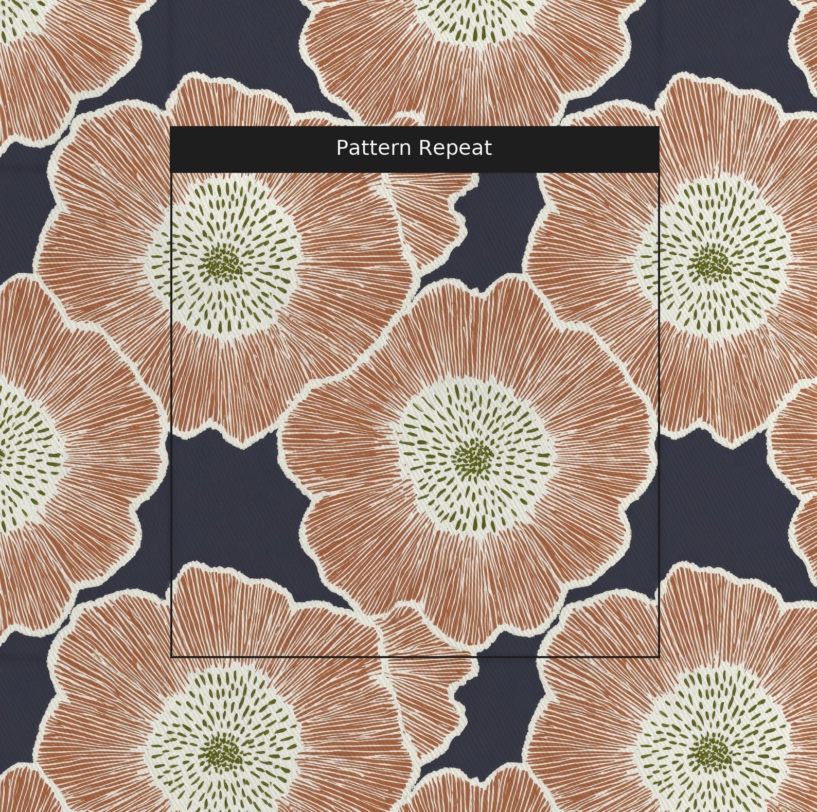 Quinn Blossom - Fabric - Linen Rowe