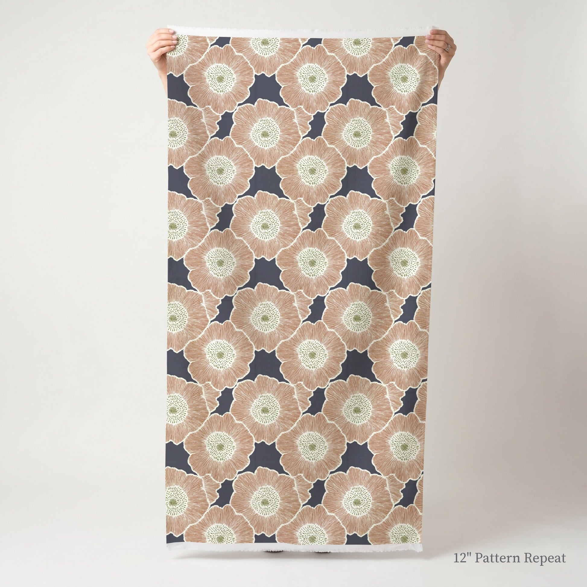 Quinn Blossom - Fabric - Linen Rowe