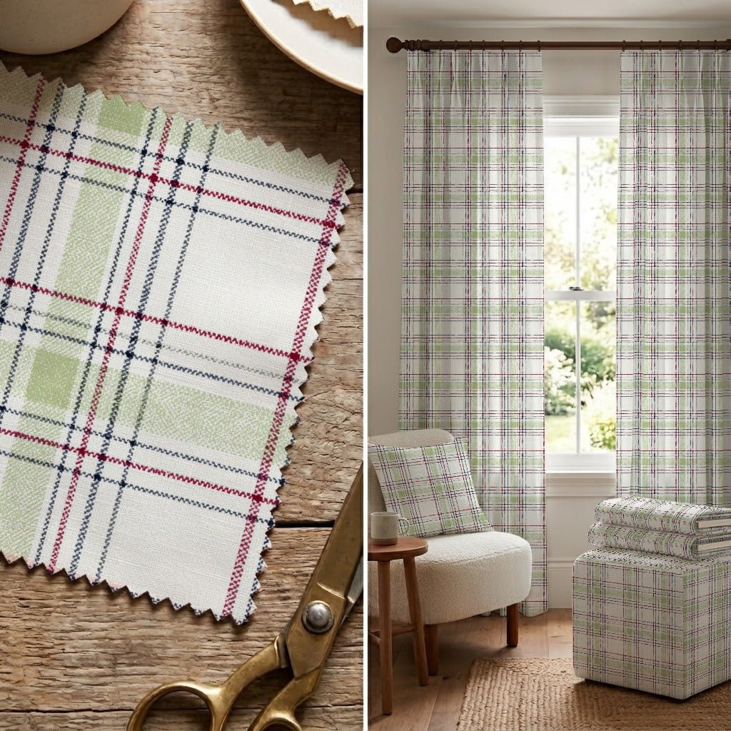 Quinnet Plaid - Fabric - Linen Rowe