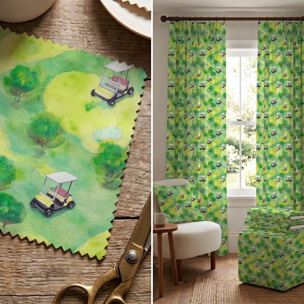 Race the Green - Fabric - Linen Rowe