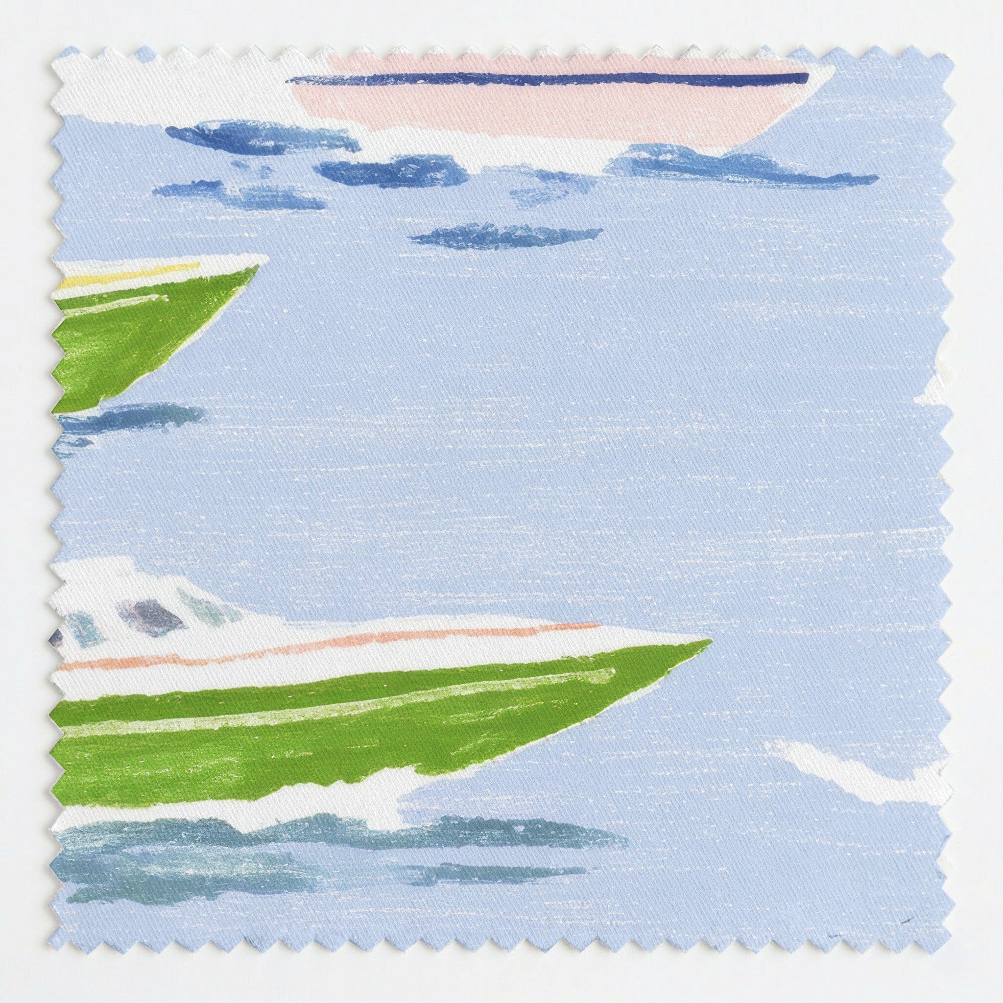 Racing Boats - Fabric - Linen Rowe