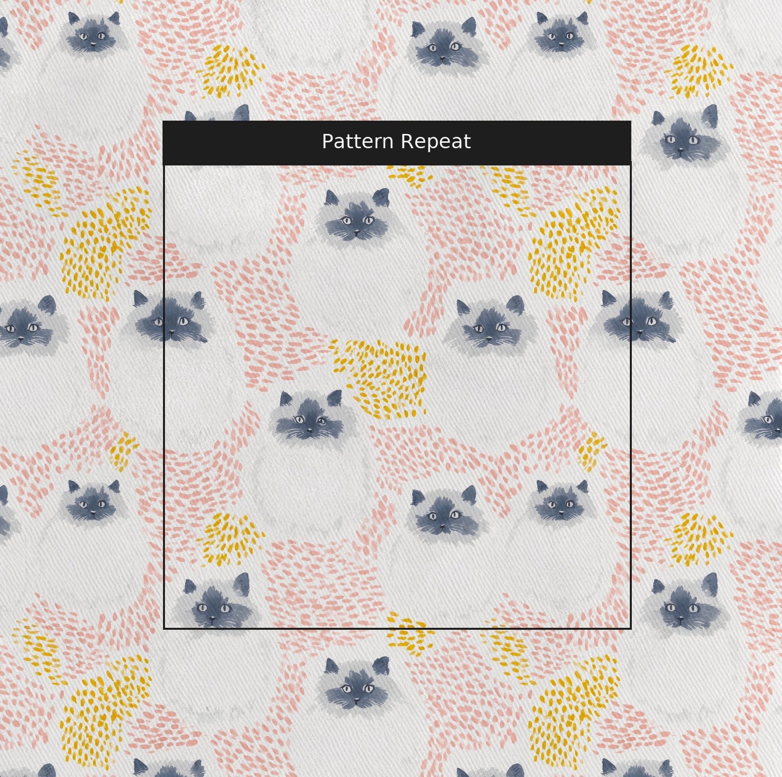 Ragdoll Dots - Fabric - Linen Rowe