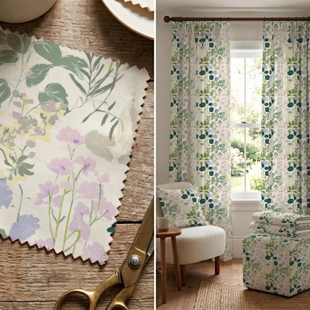 Ragdoll Florals - Fabric - Linen Rowe