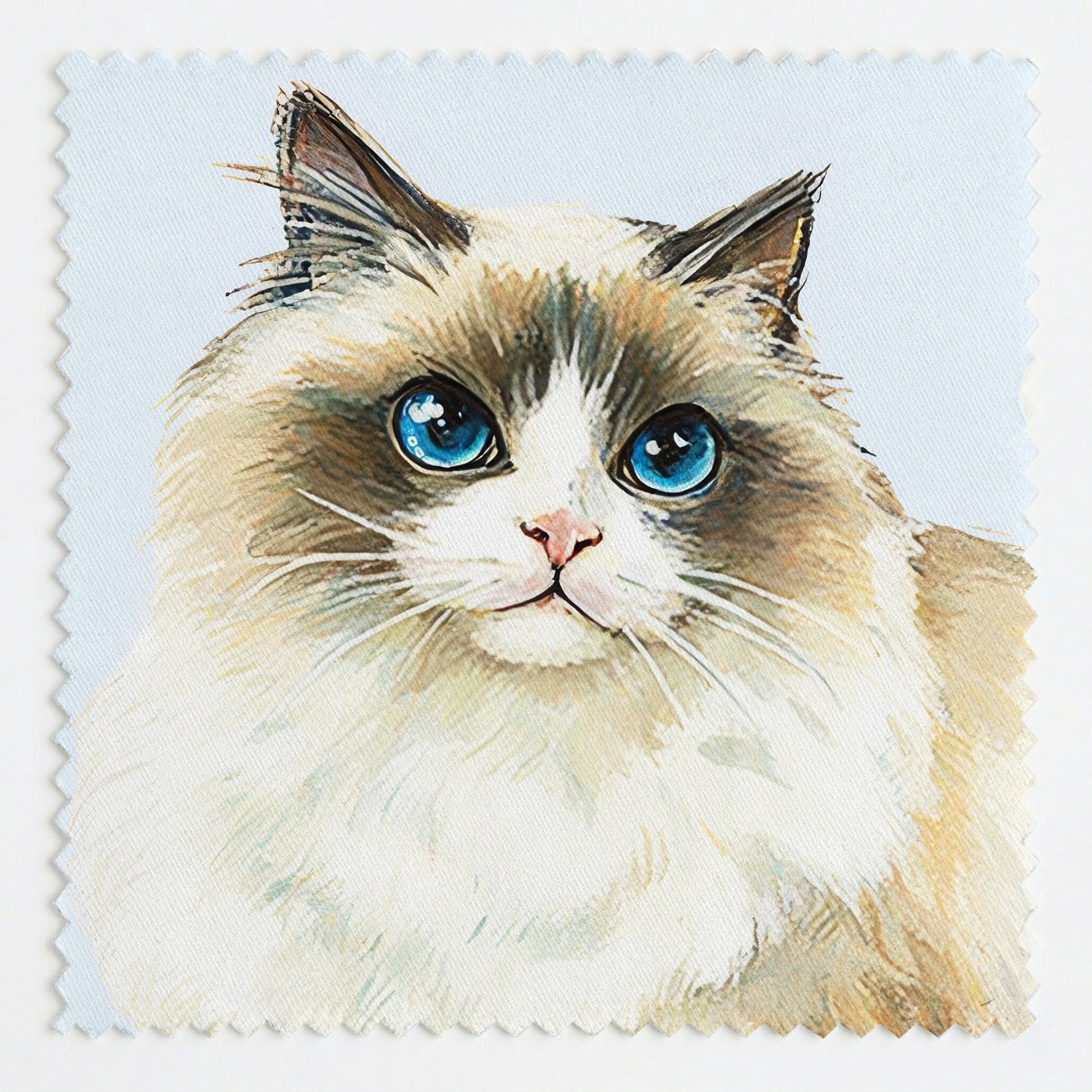 Ragdoll Hearts - Fabric - Linen Rowe