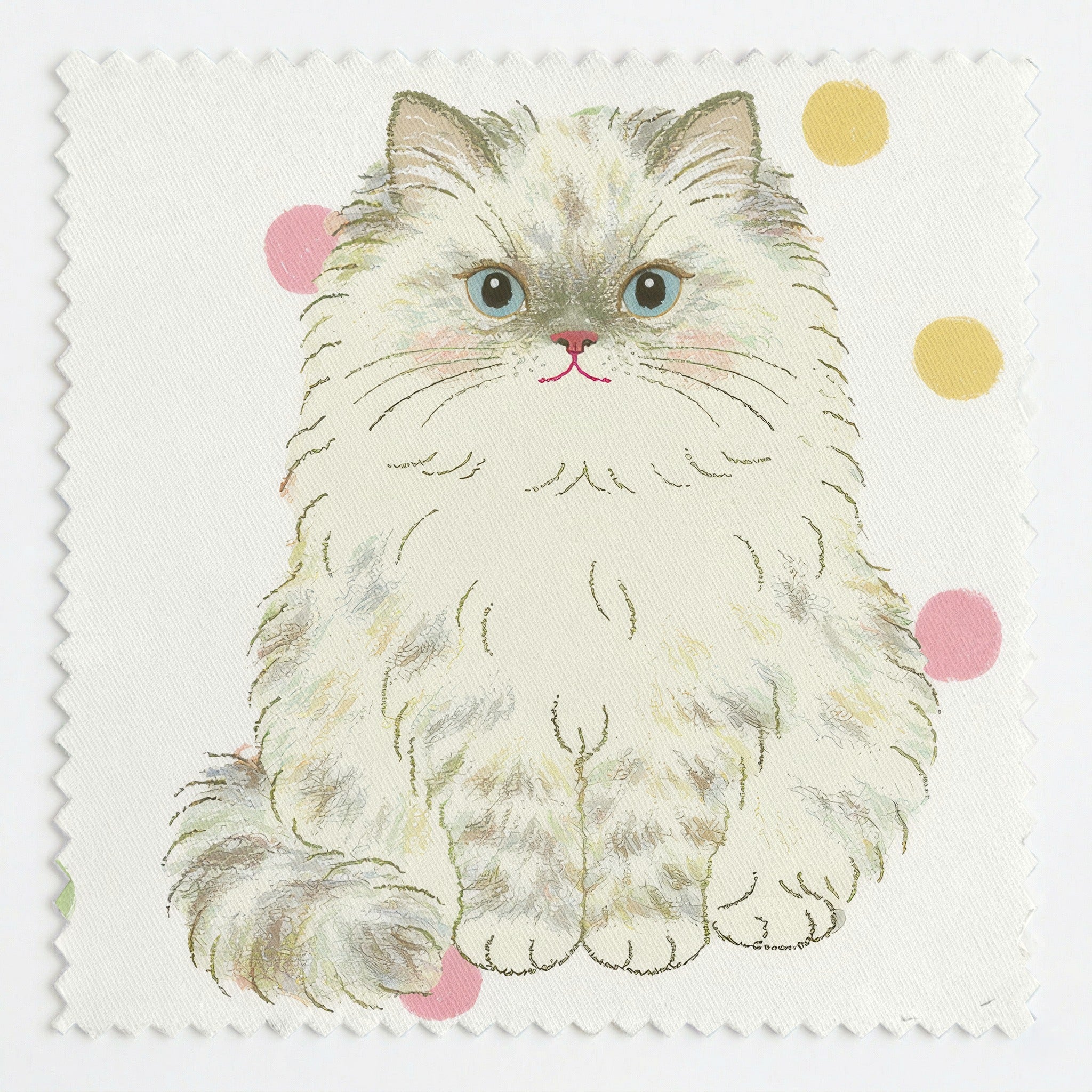 Ragdoll Party - Fabric - Linen Rowe