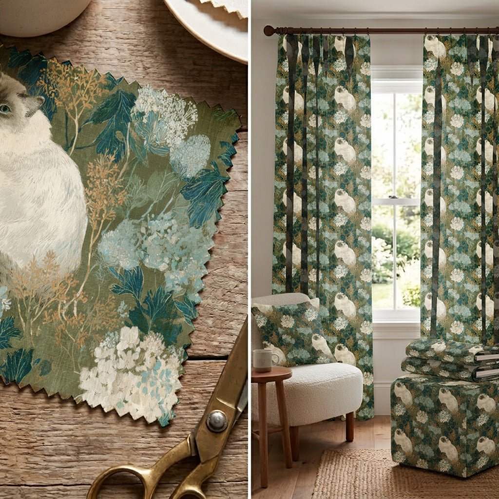 Ragdoll Petals - Fabric - Linen Rowe