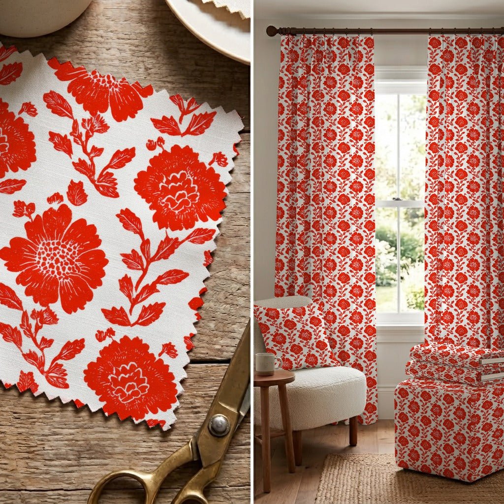 Ravello Blossom - Fabric - Linen Rowe