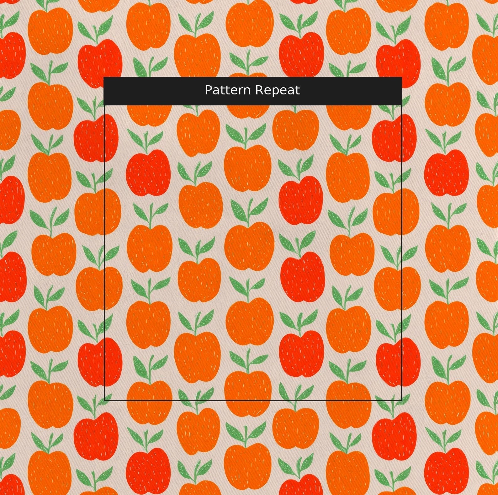 Red Delicious - Fabric - Linen Rowe