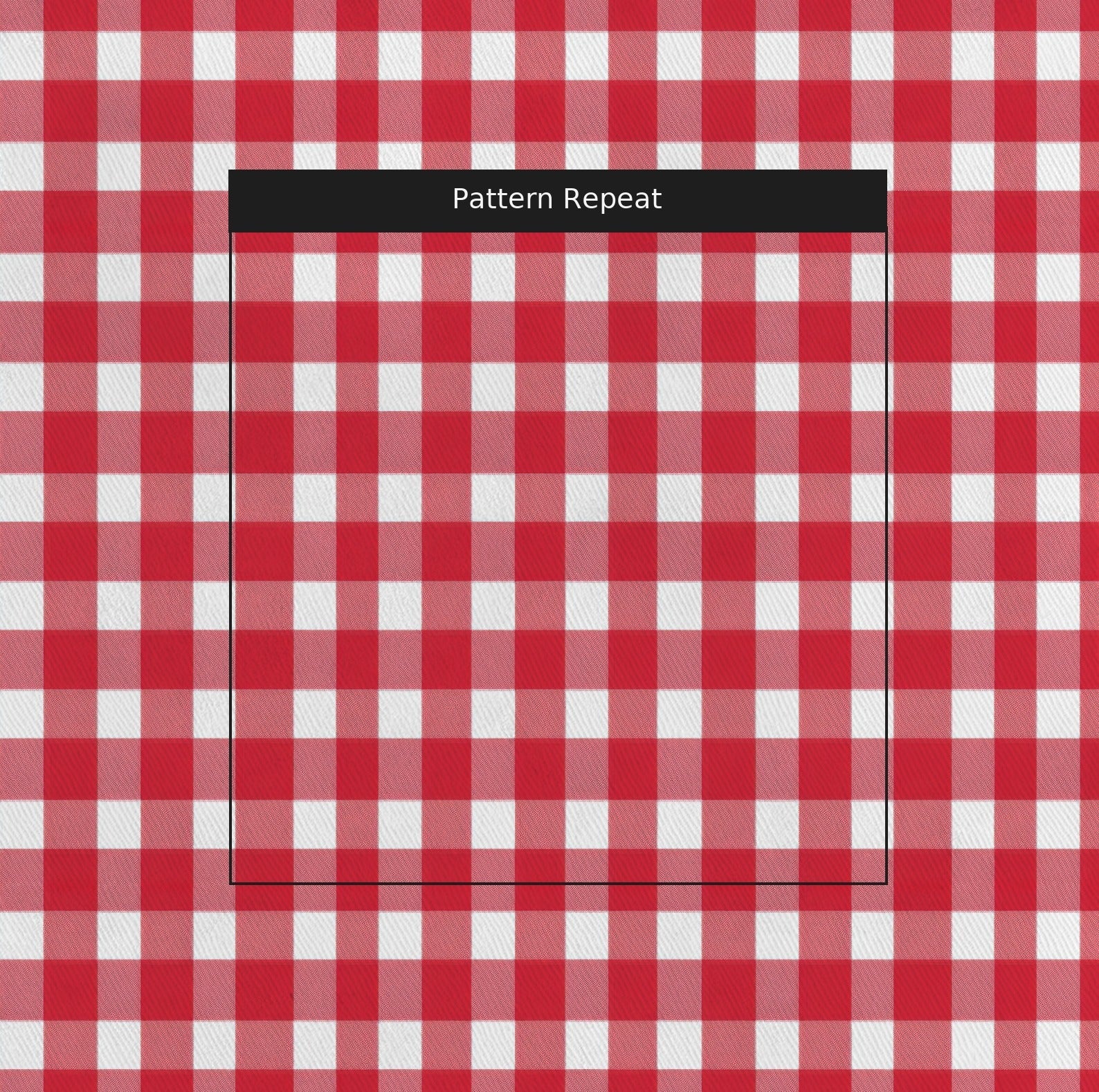 Red Gingham - Fabric - Linen Rowe