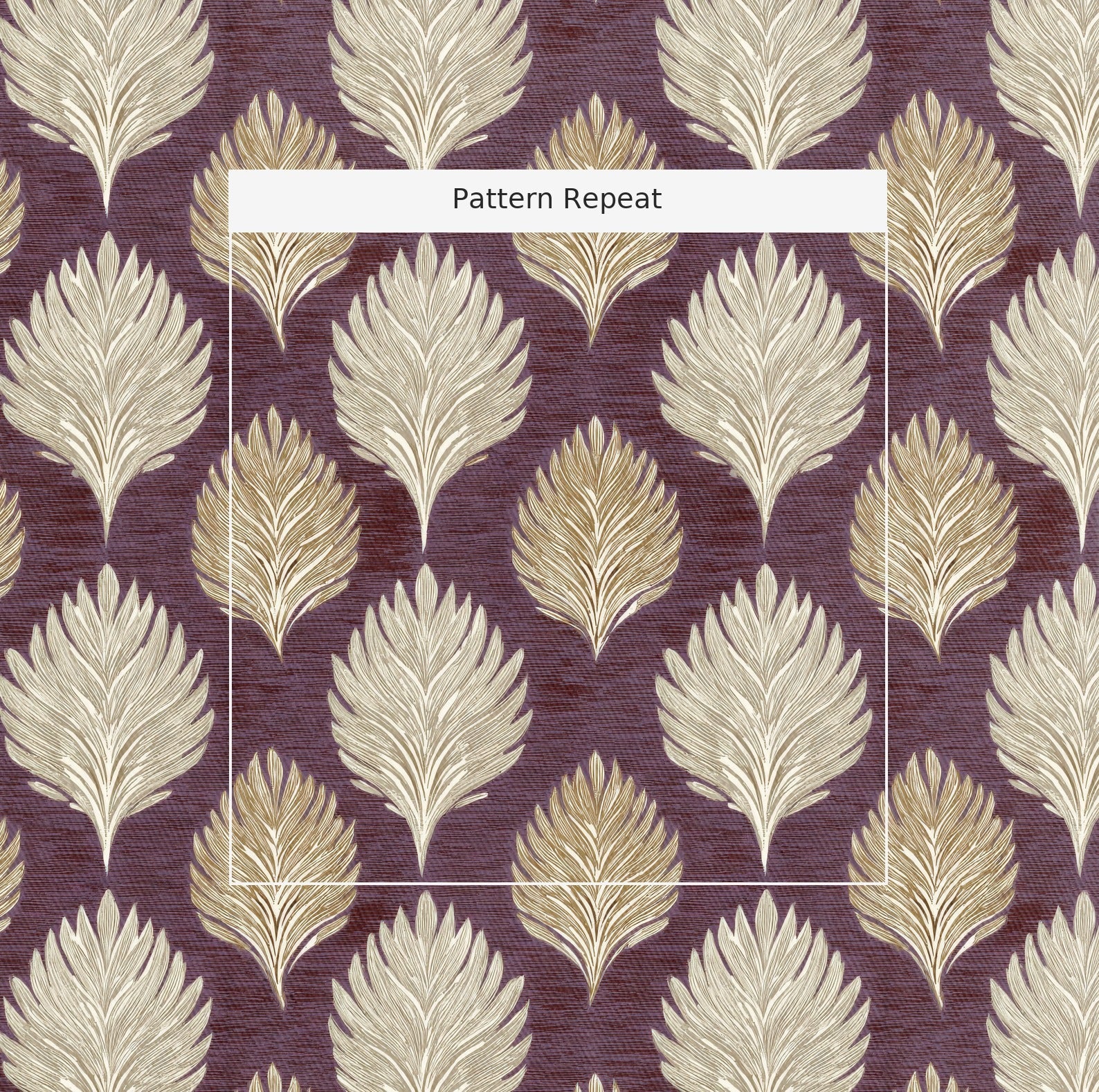 Reid Leaves - Fabric - Linen Rowe
