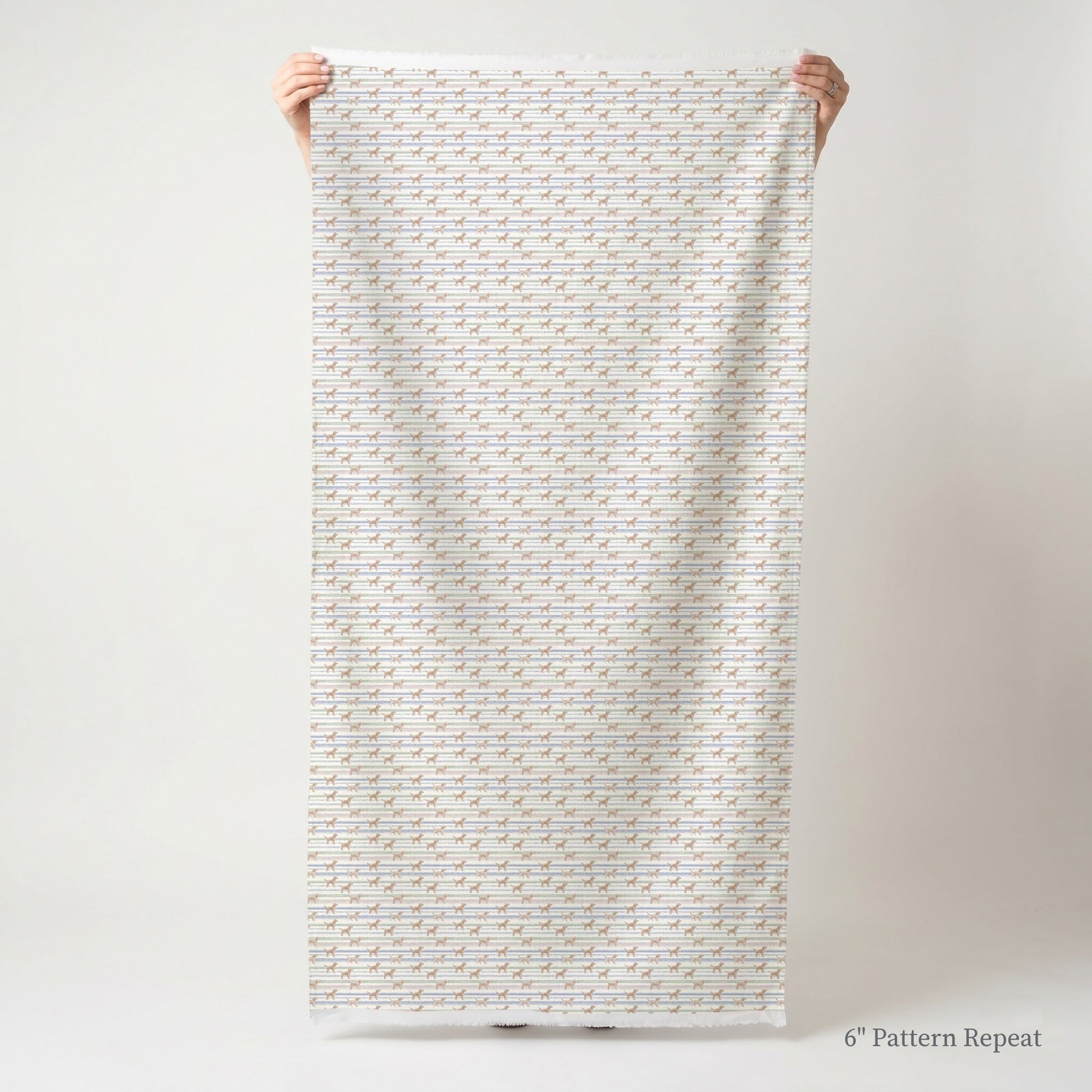 Retriever Stripes - Fabric - Linen Rowe