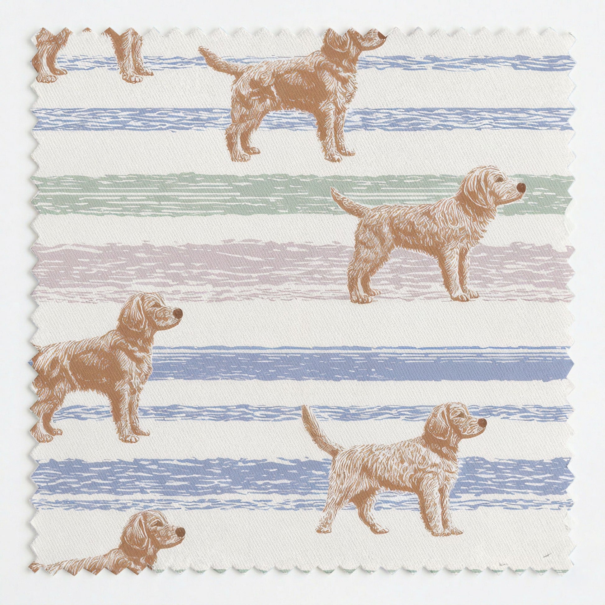 Retriever Stripes - Fabric - Linen Rowe
