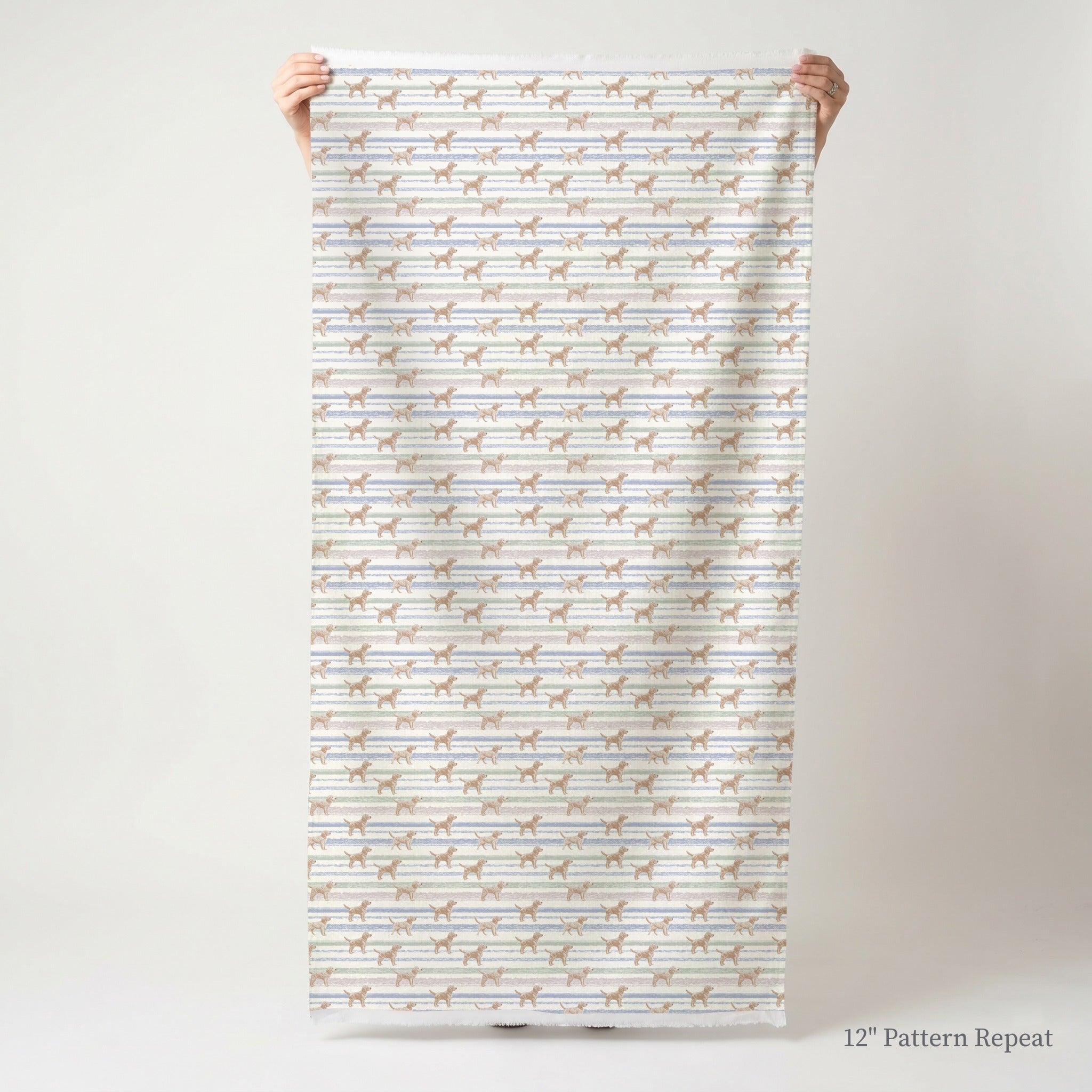Retriever Stripes - Fabric - Linen Rowe