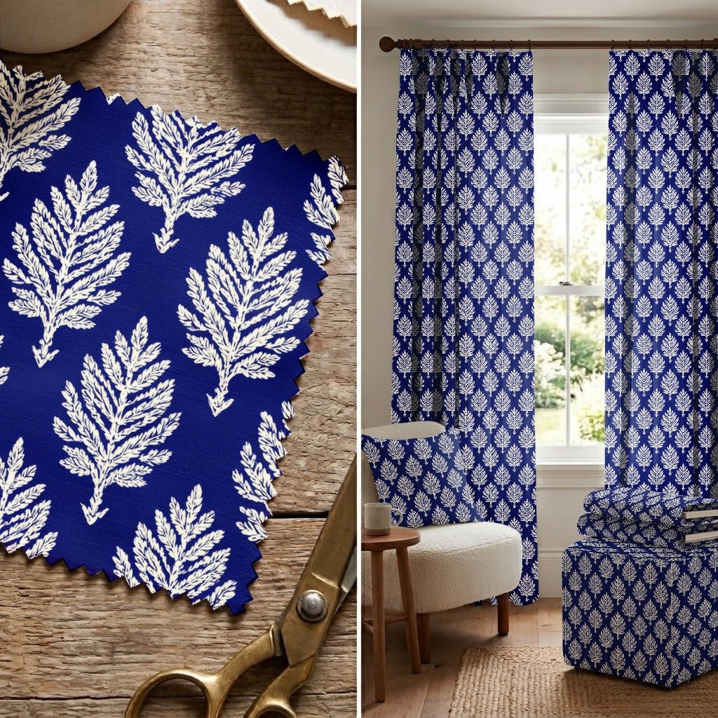 Rhodesia Blue - Fabric - Linen Rowe