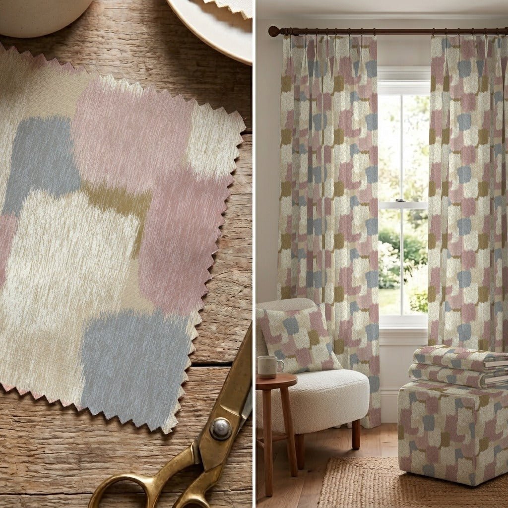Rhone Brushstrokes - Fabric - Linen Rowe