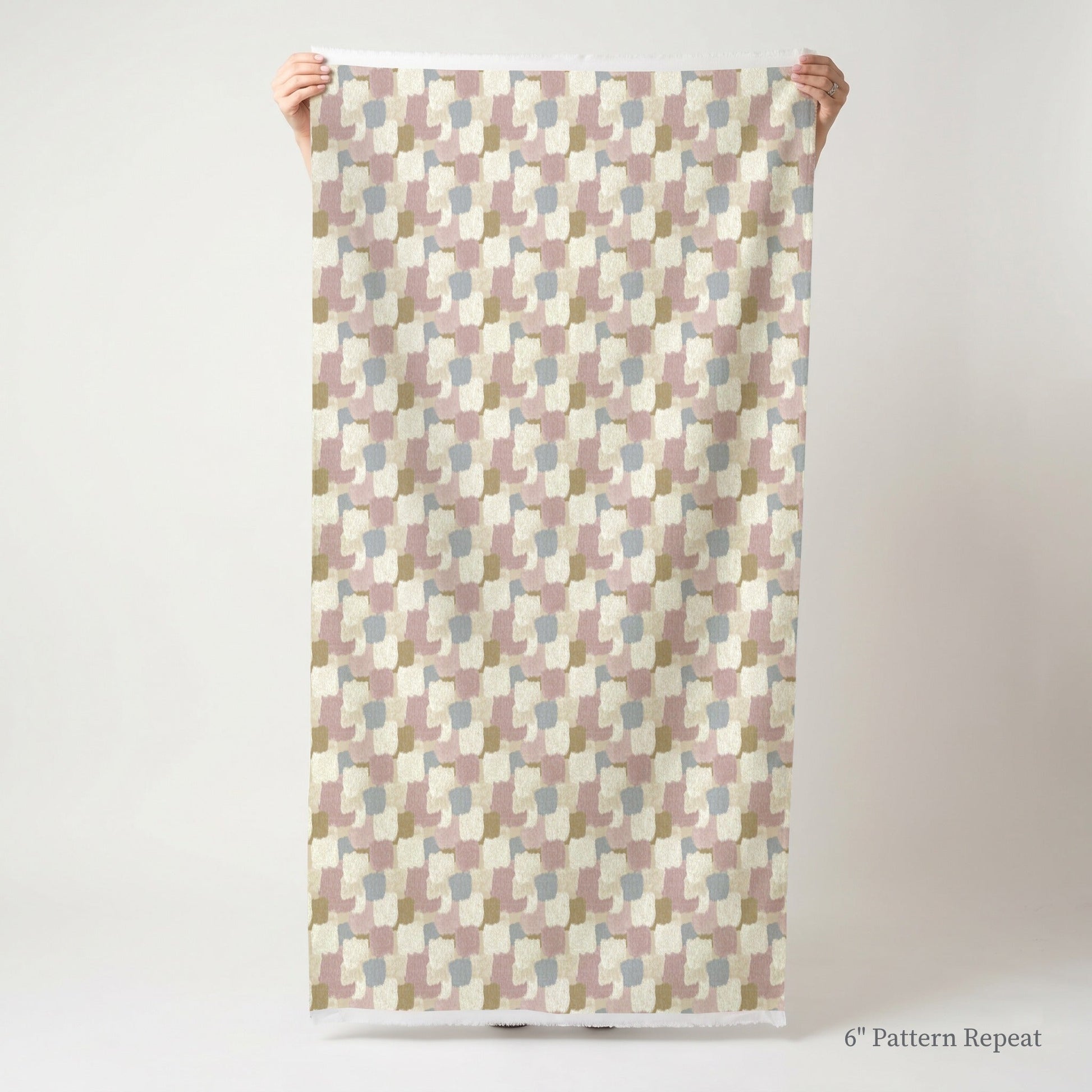 Rhone Brushstrokes - Fabric - Linen Rowe