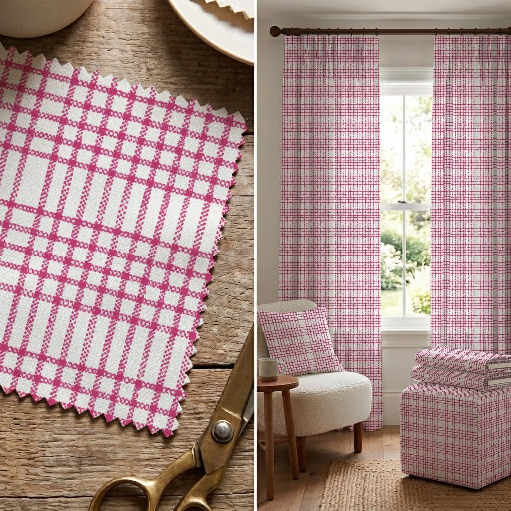 Ridgely Plaid - Fabric - Linen Rowe