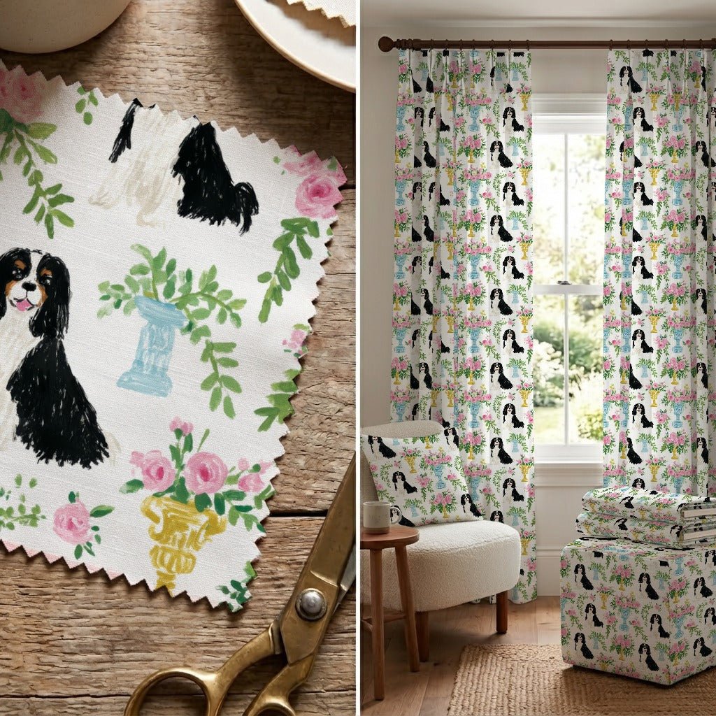 Rose Cavalier - Fabric - Linen Rowe