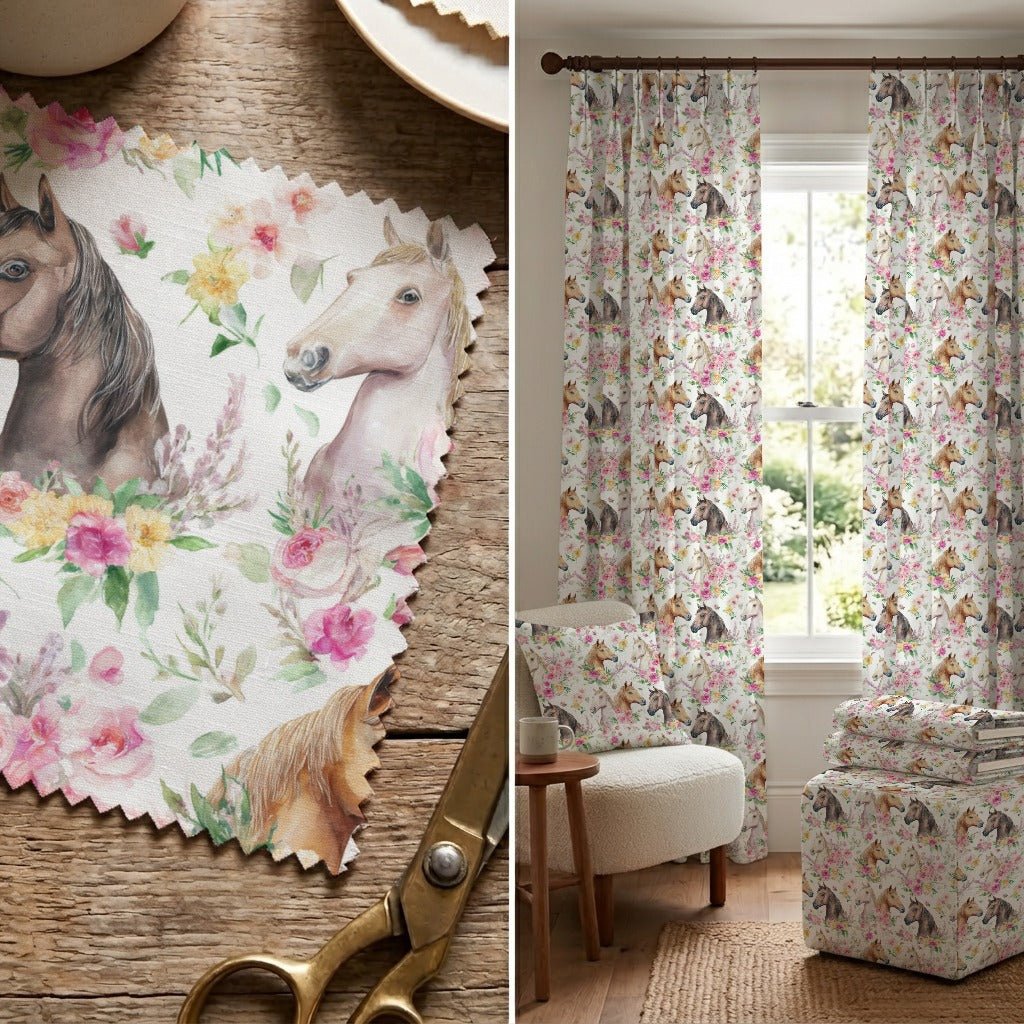 Rose Meadow Herd - Fabric - Linen Rowe