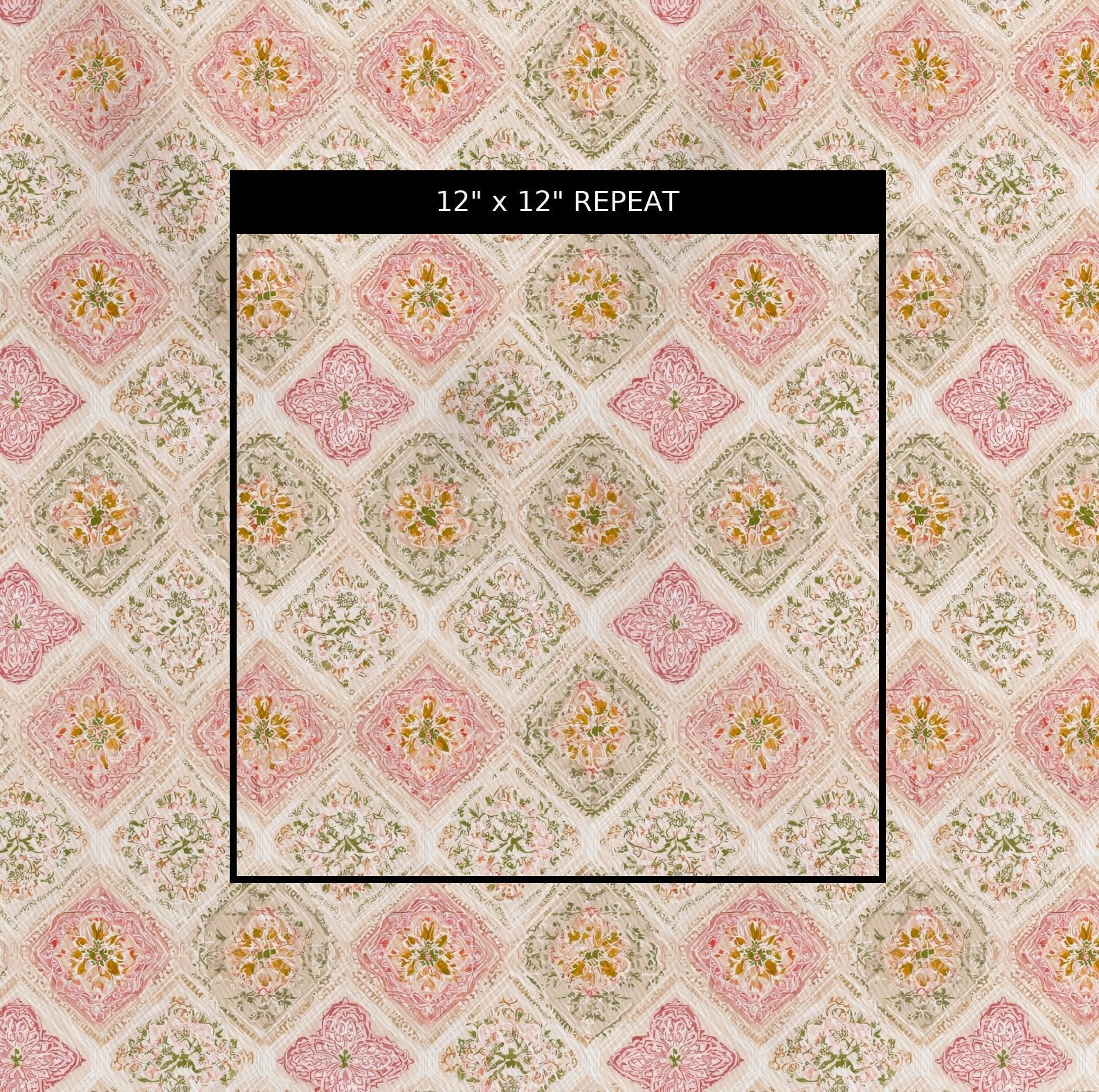 Rose Medallion - Linen Rowe