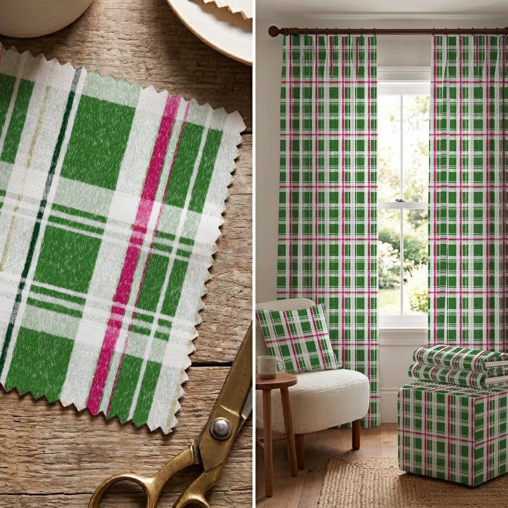 Ross Plaid - Fabric - Linen Rowe