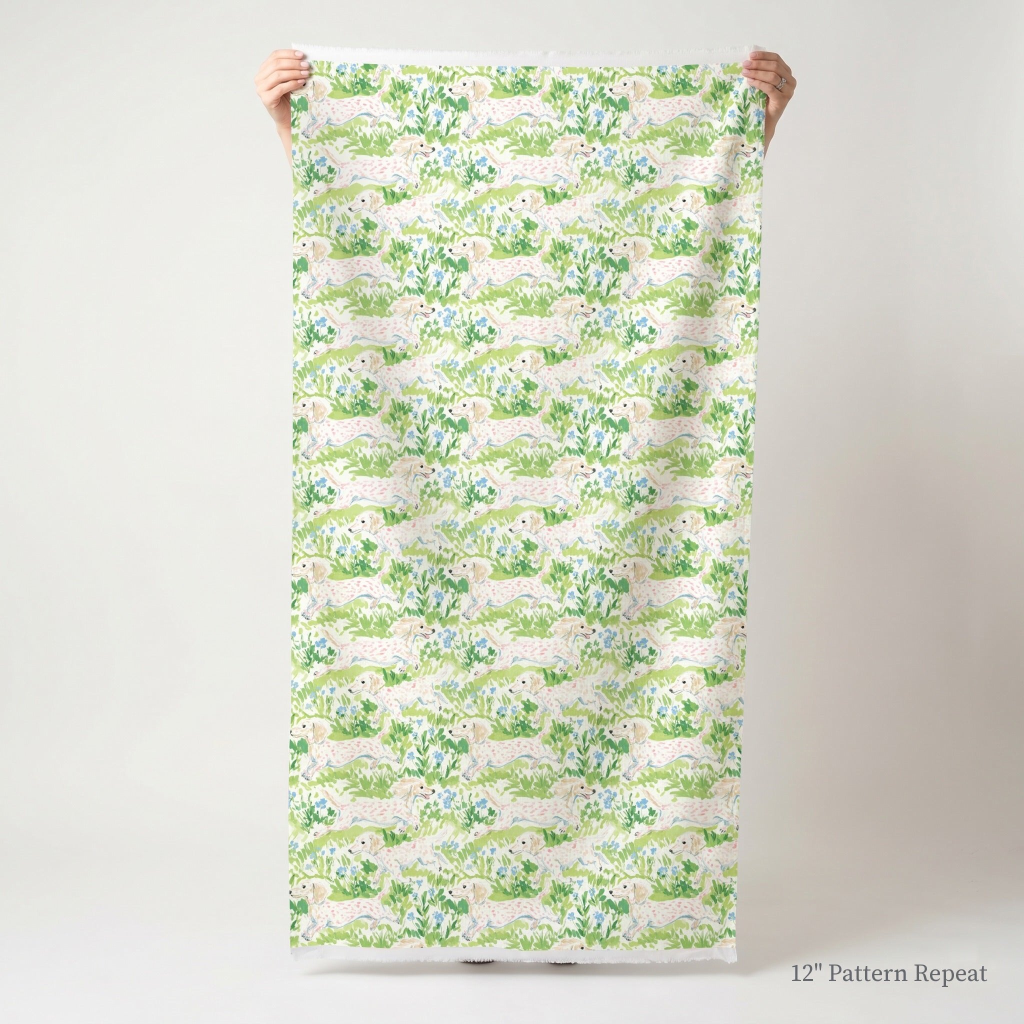 Running In The Grass - Fabric - Linen Rowe
