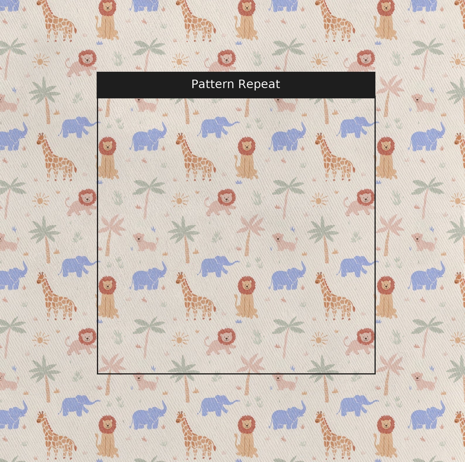 Safari Day - Fabric - Linen Rowe