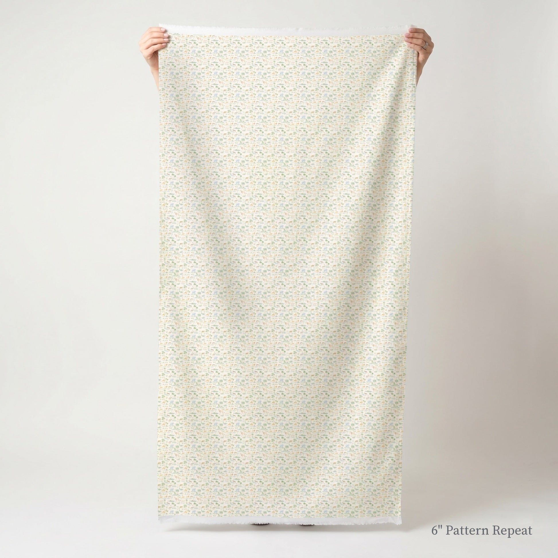 Safari Scene - Fabric - Linen Rowe