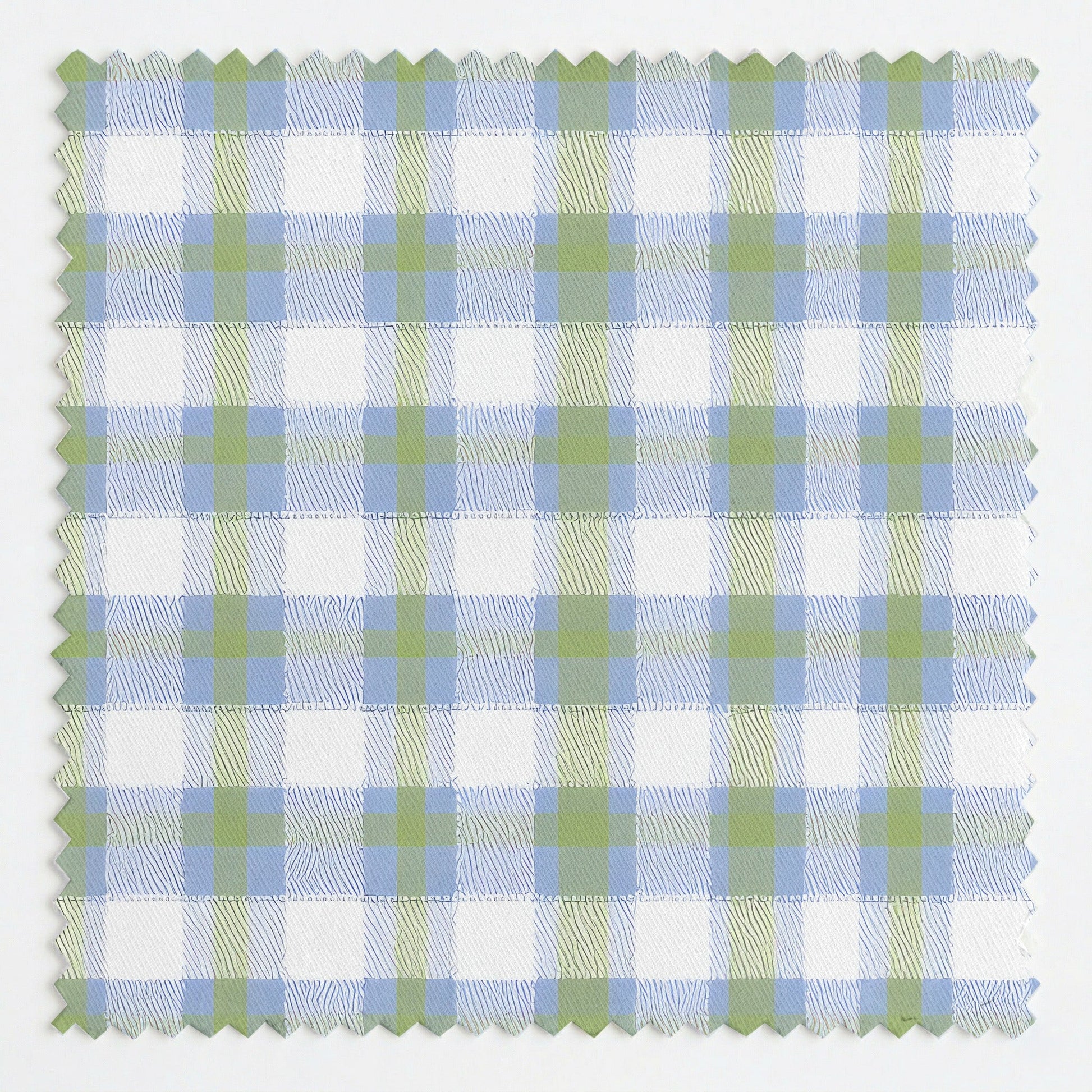 Sage Grid - Fabric - Linen Rowe