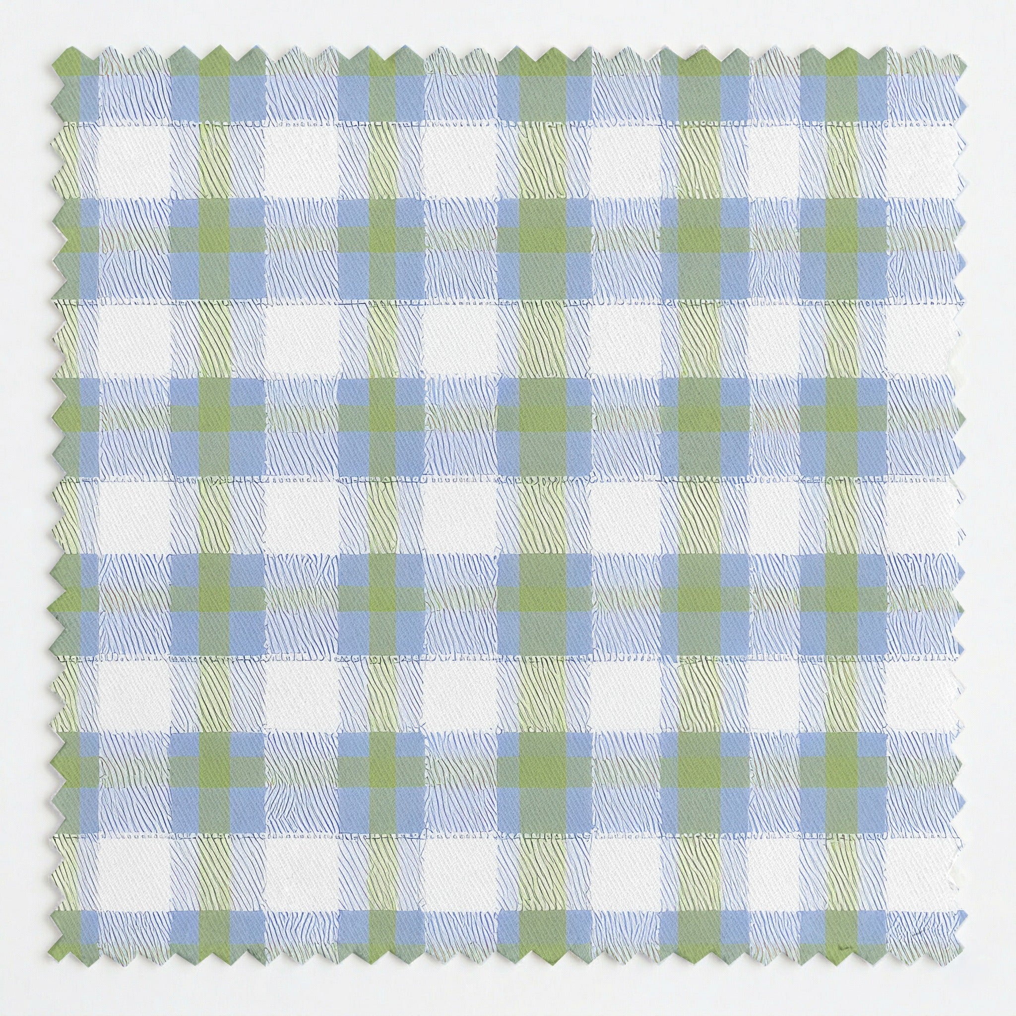 Sage Grid - Fabric - Linen Rowe
