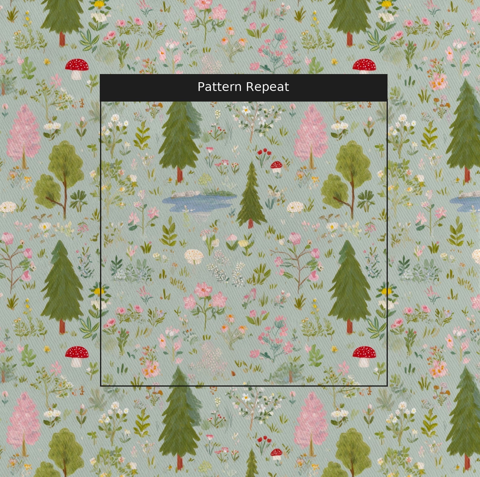 Sage Meadow - Fabric - Linen Rowe