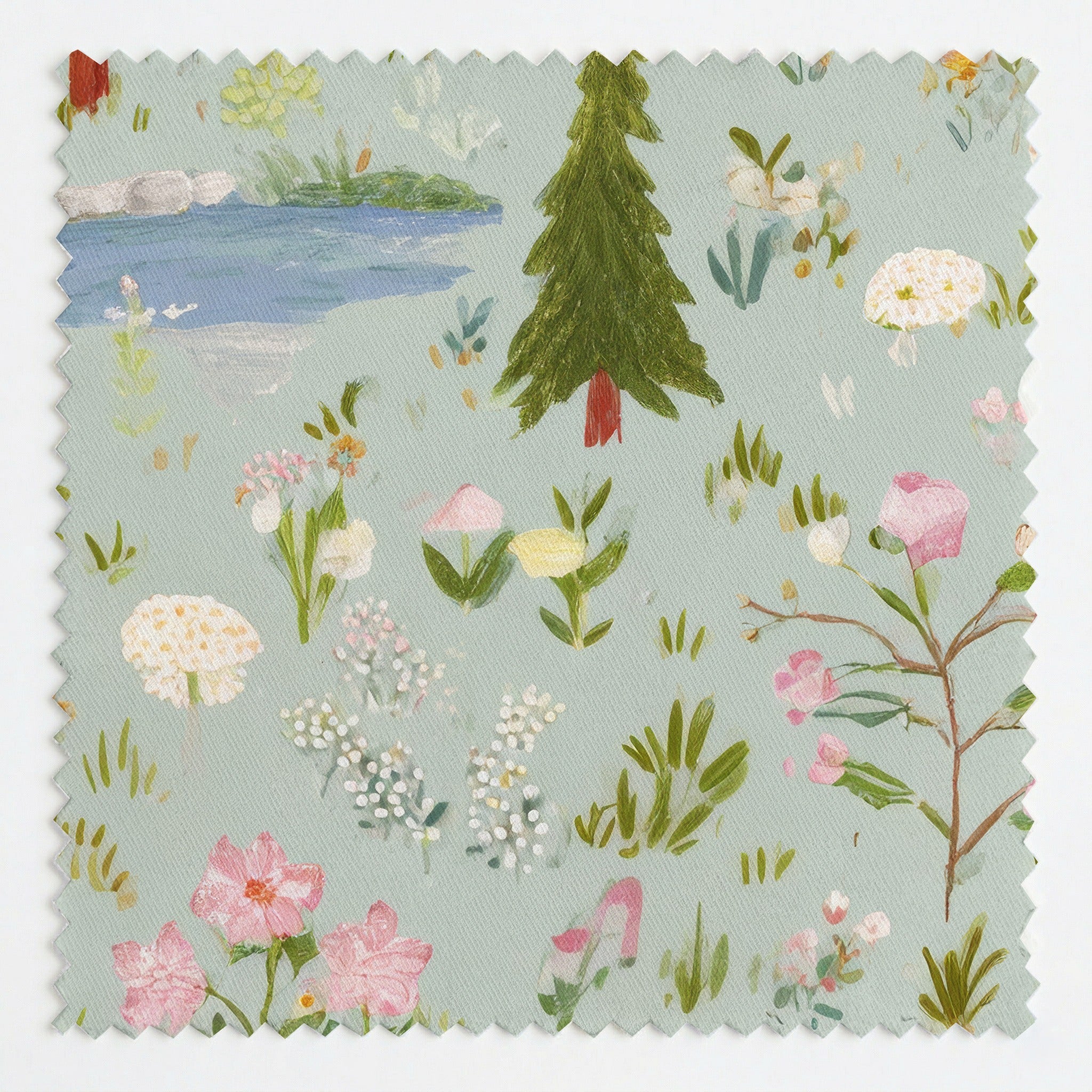Sage Meadow - Fabric - Linen Rowe