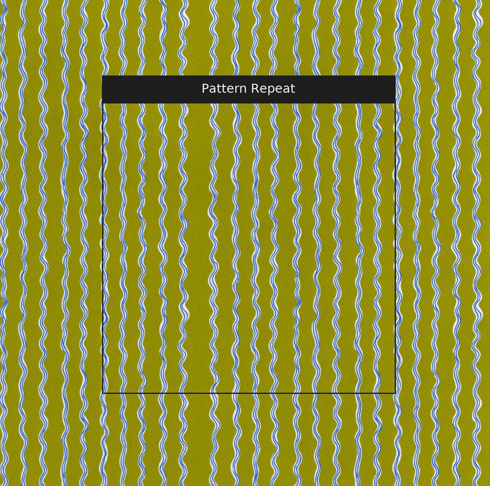 Sage Wavy Stripe - Fabric - Linen Rowe