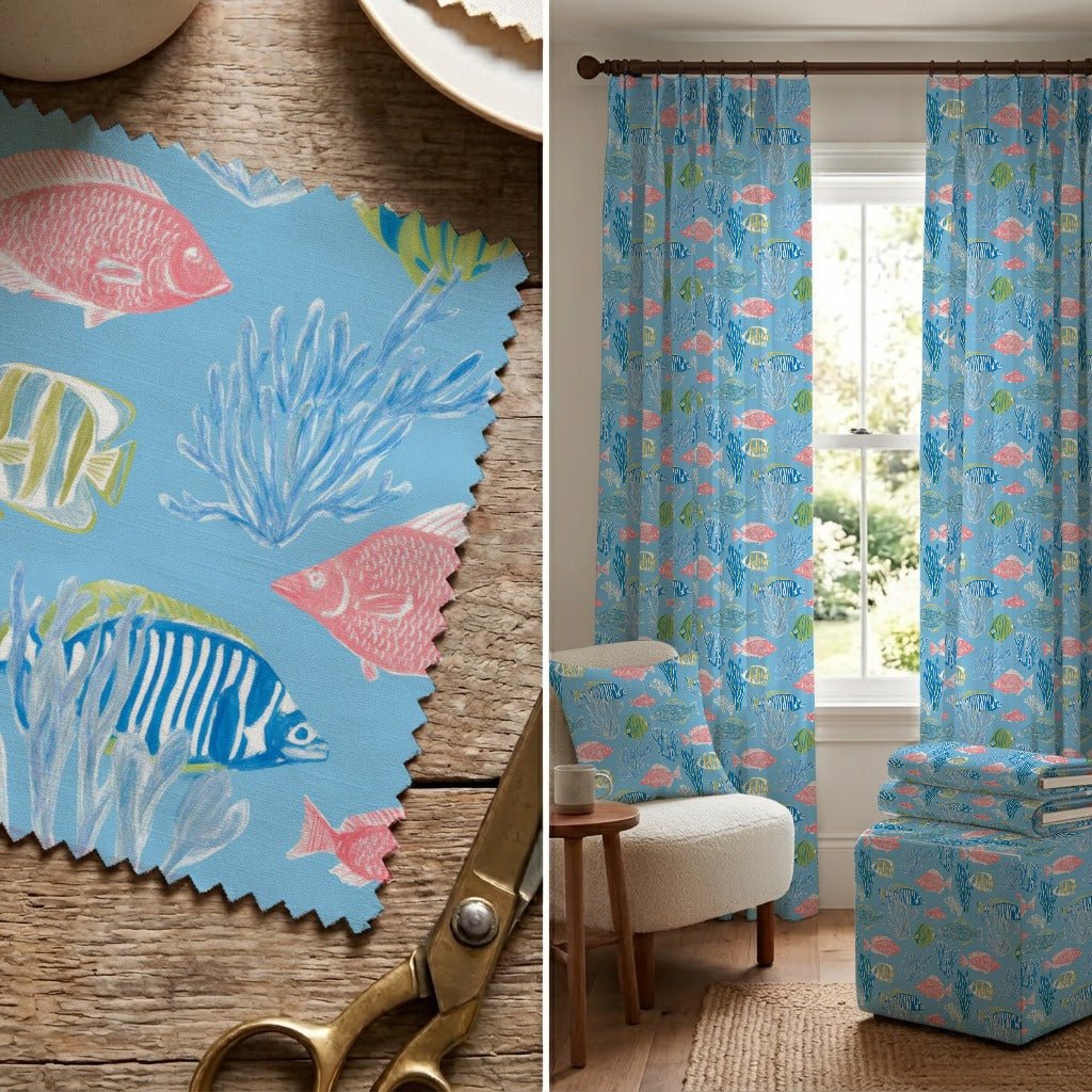 Salty Fin - Fabric - Linen Rowe