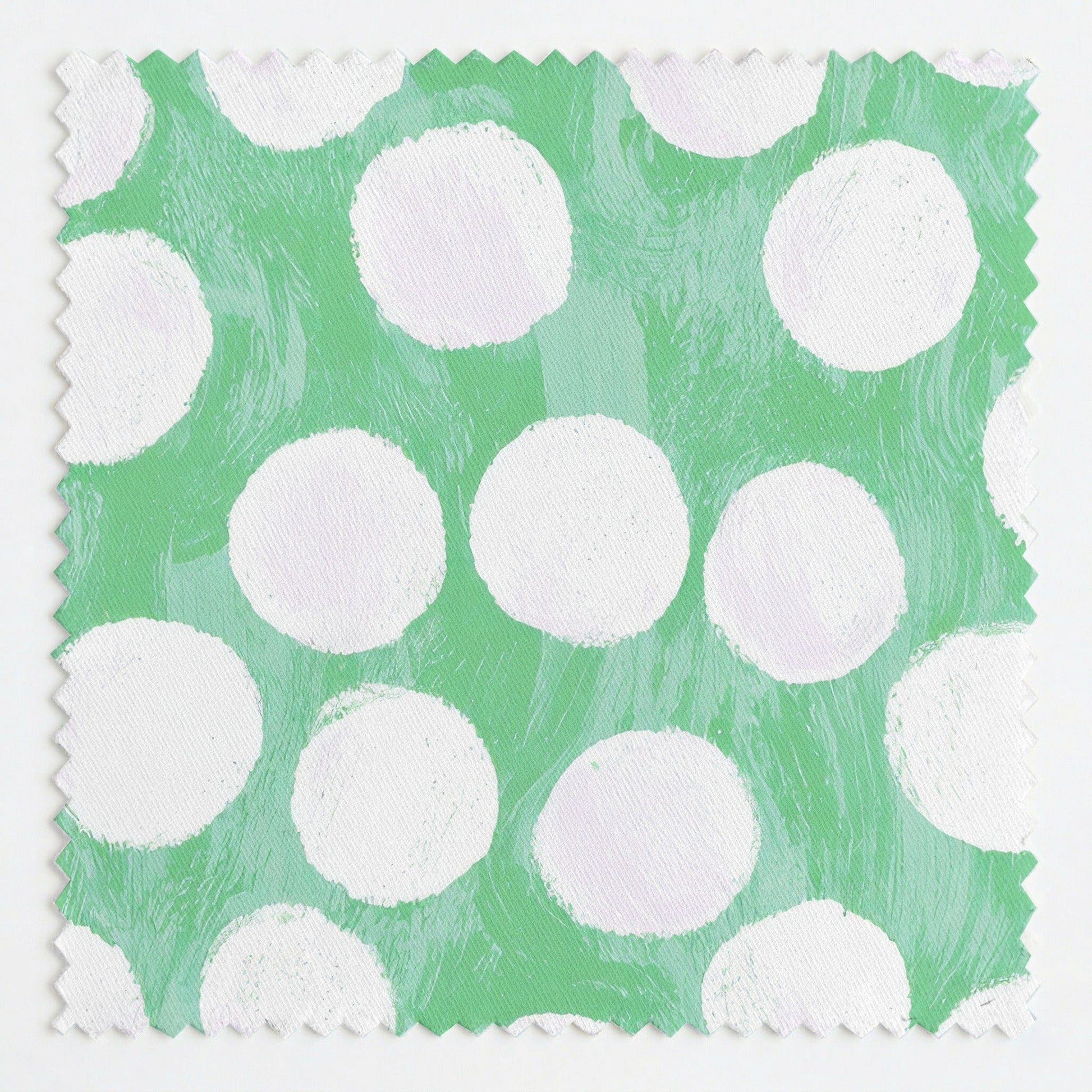 Sea Green Polka Dot - Fabric - Linen Rowe