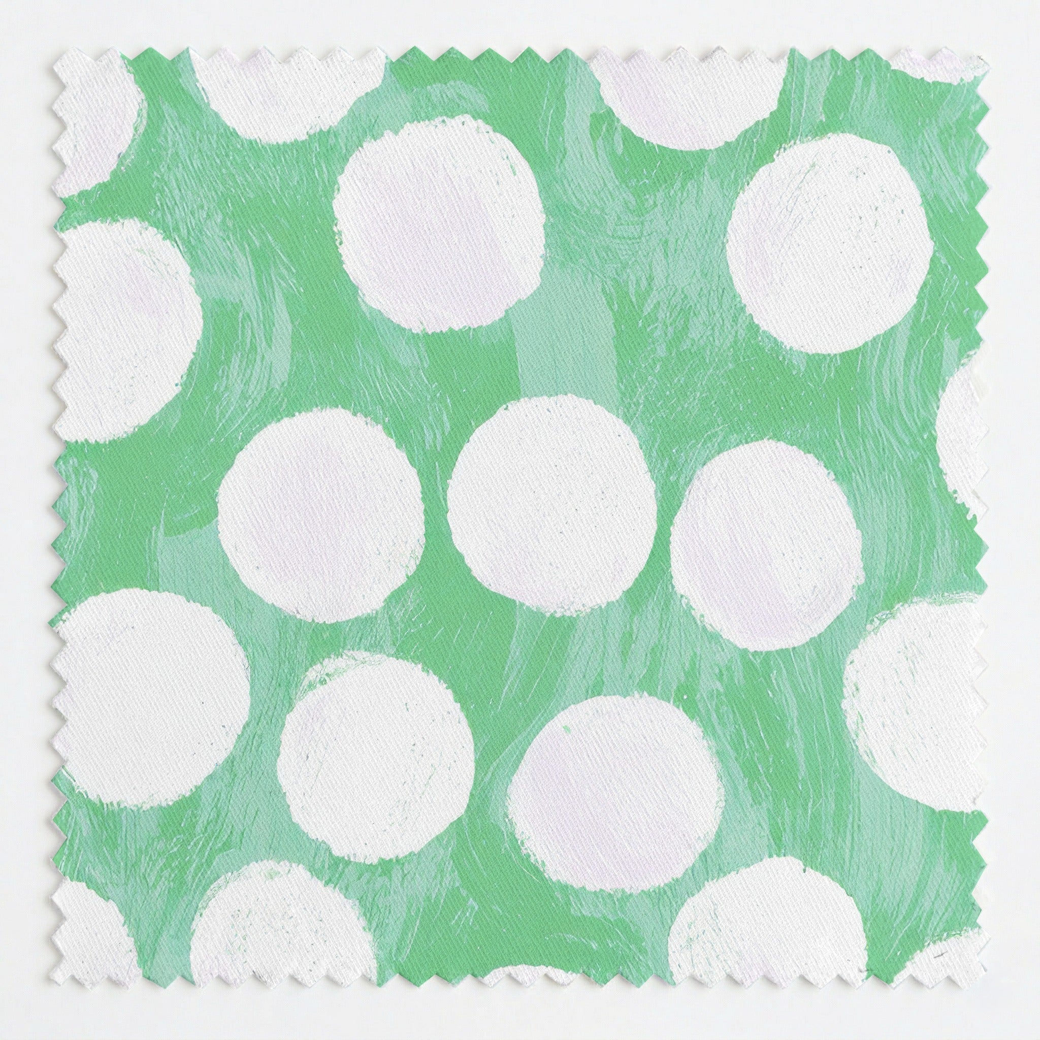 Sea Green Polka Dot - Fabric - Linen Rowe