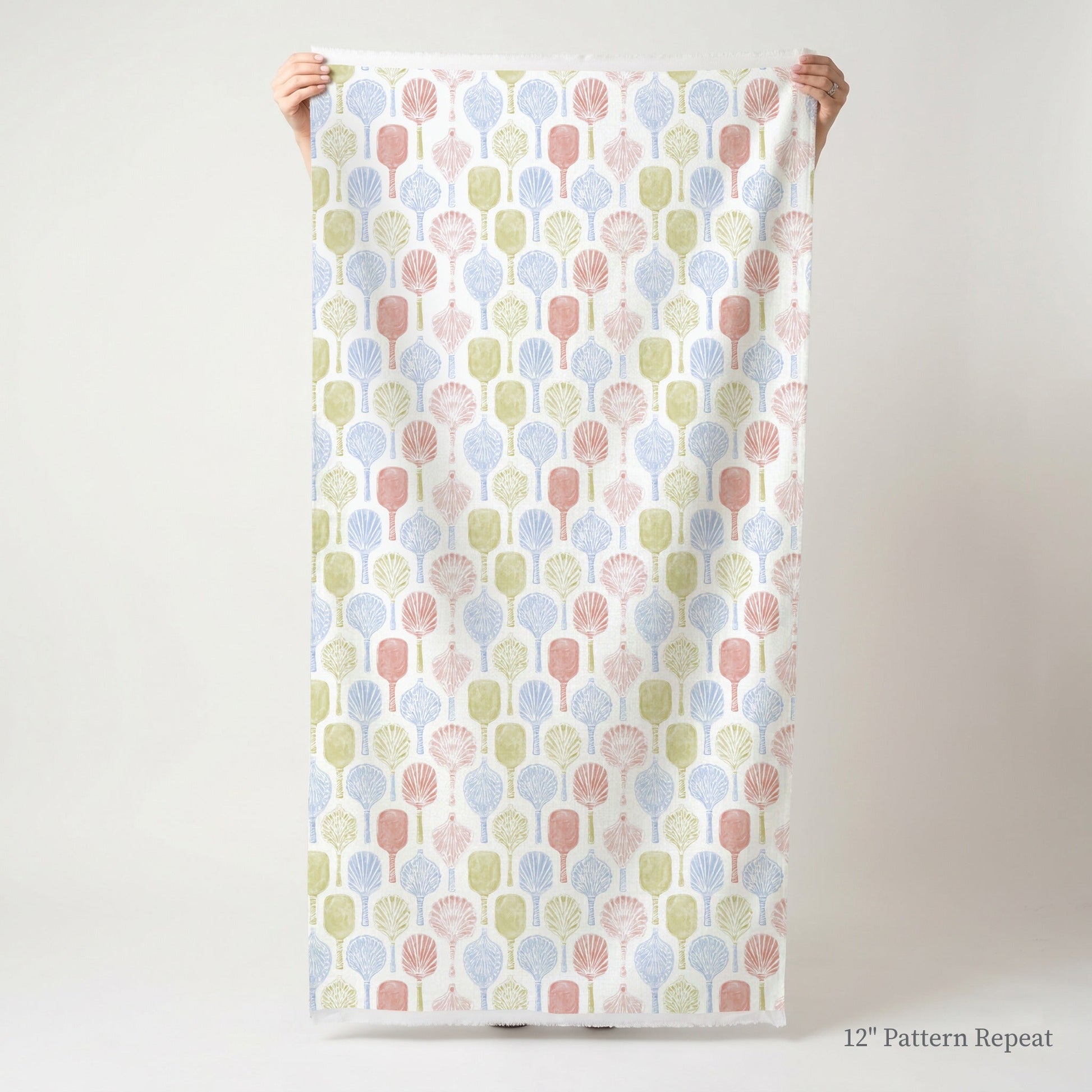 Seashell Rackets - Fabric - Linen Rowe