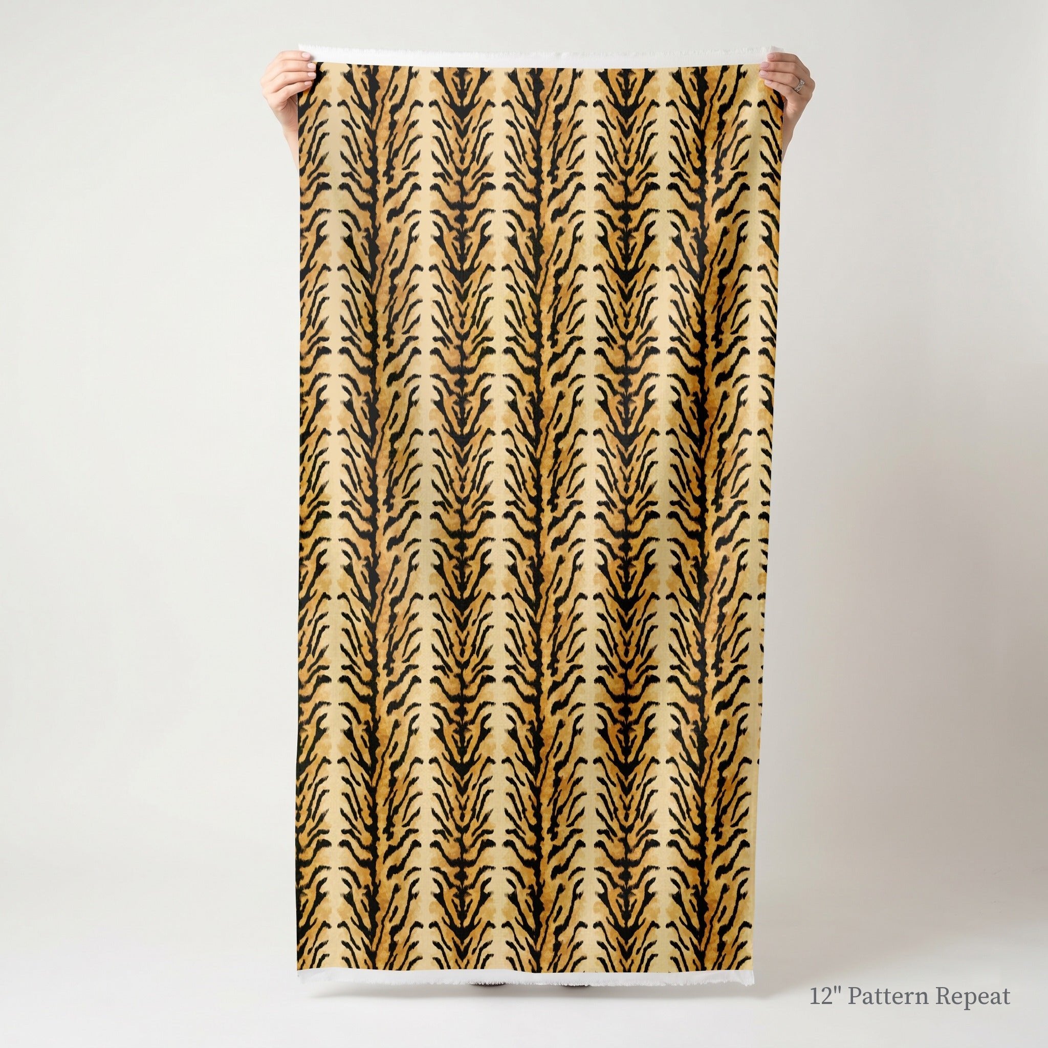 Senna Tiger - Fabric - Linen Rowe