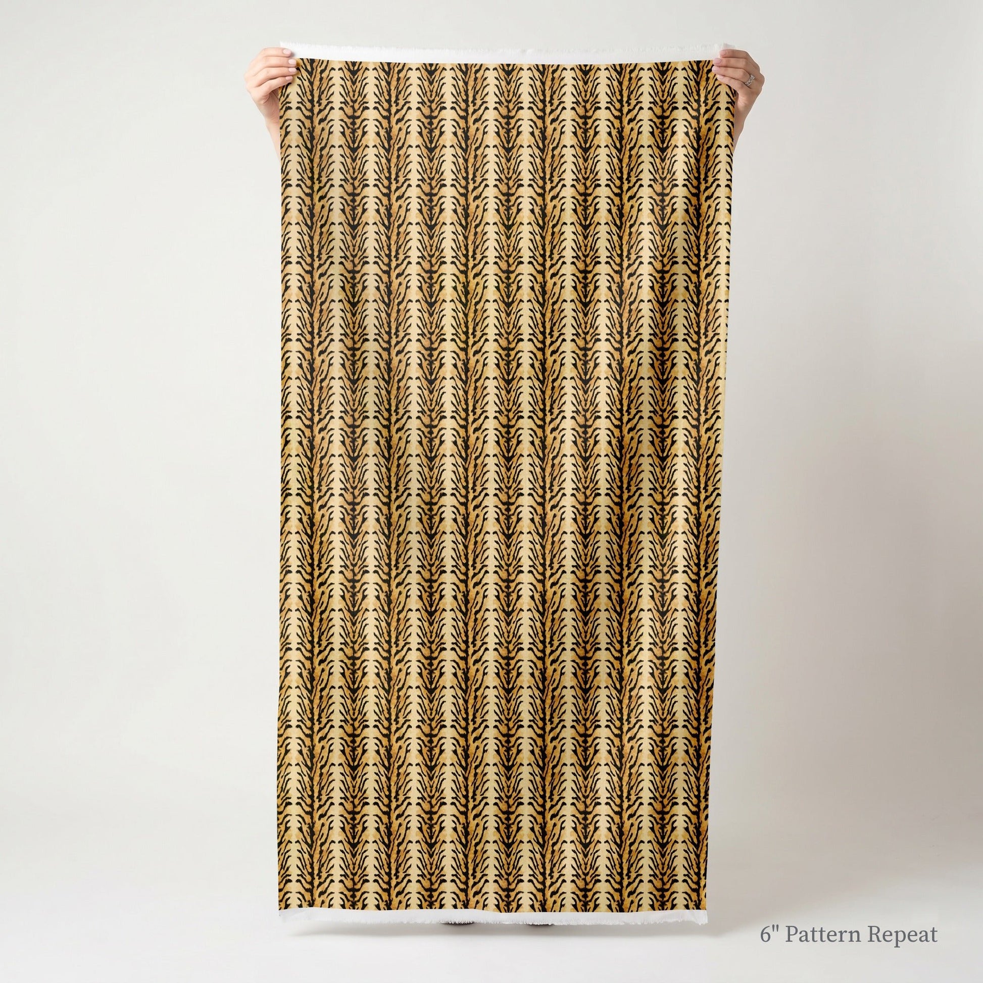 Senna Tiger - Fabric - Linen Rowe