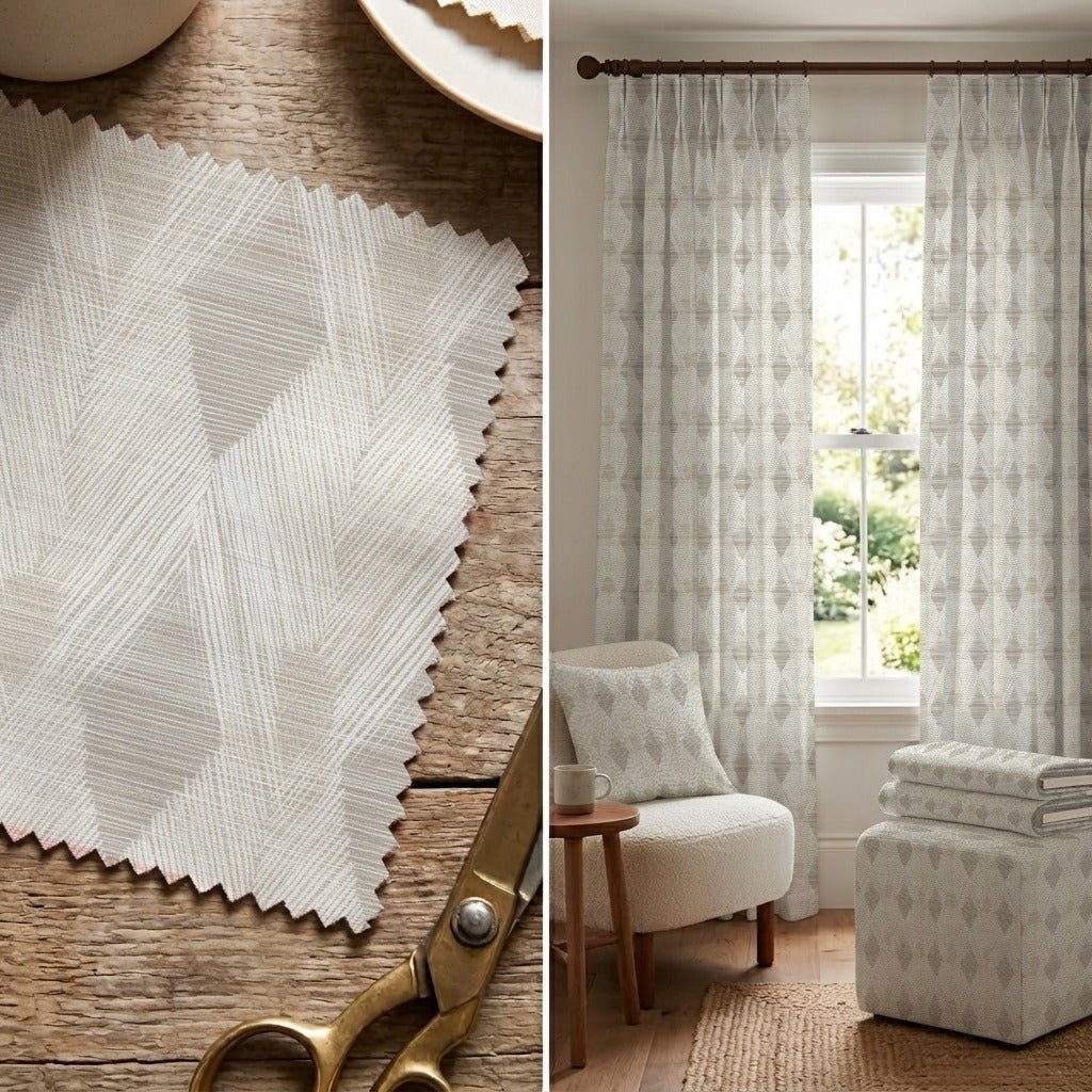 Seraph Diamond - Fabric - Linen Rowe