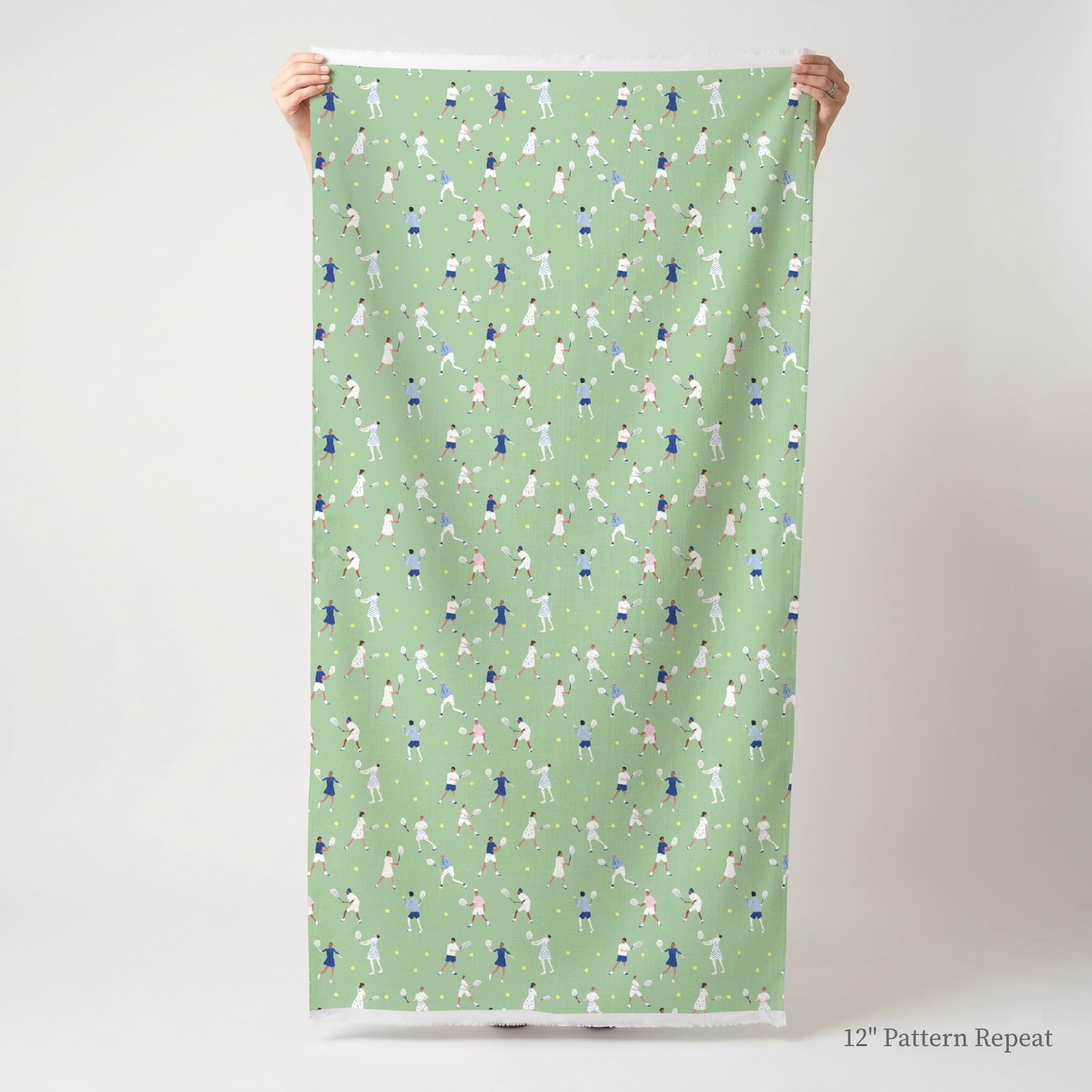 Serve and Hit - Fabric - Linen Rowe