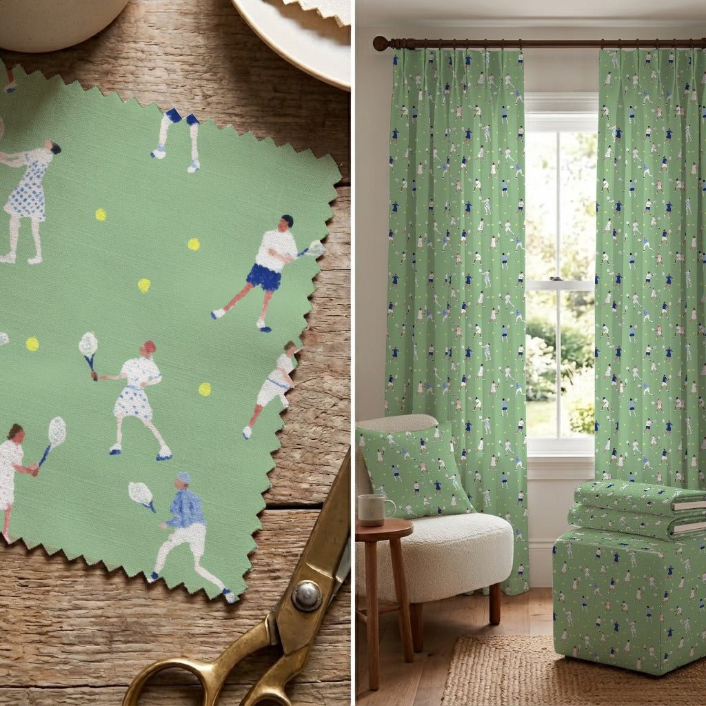 Serve and Hit - Fabric - Linen Rowe