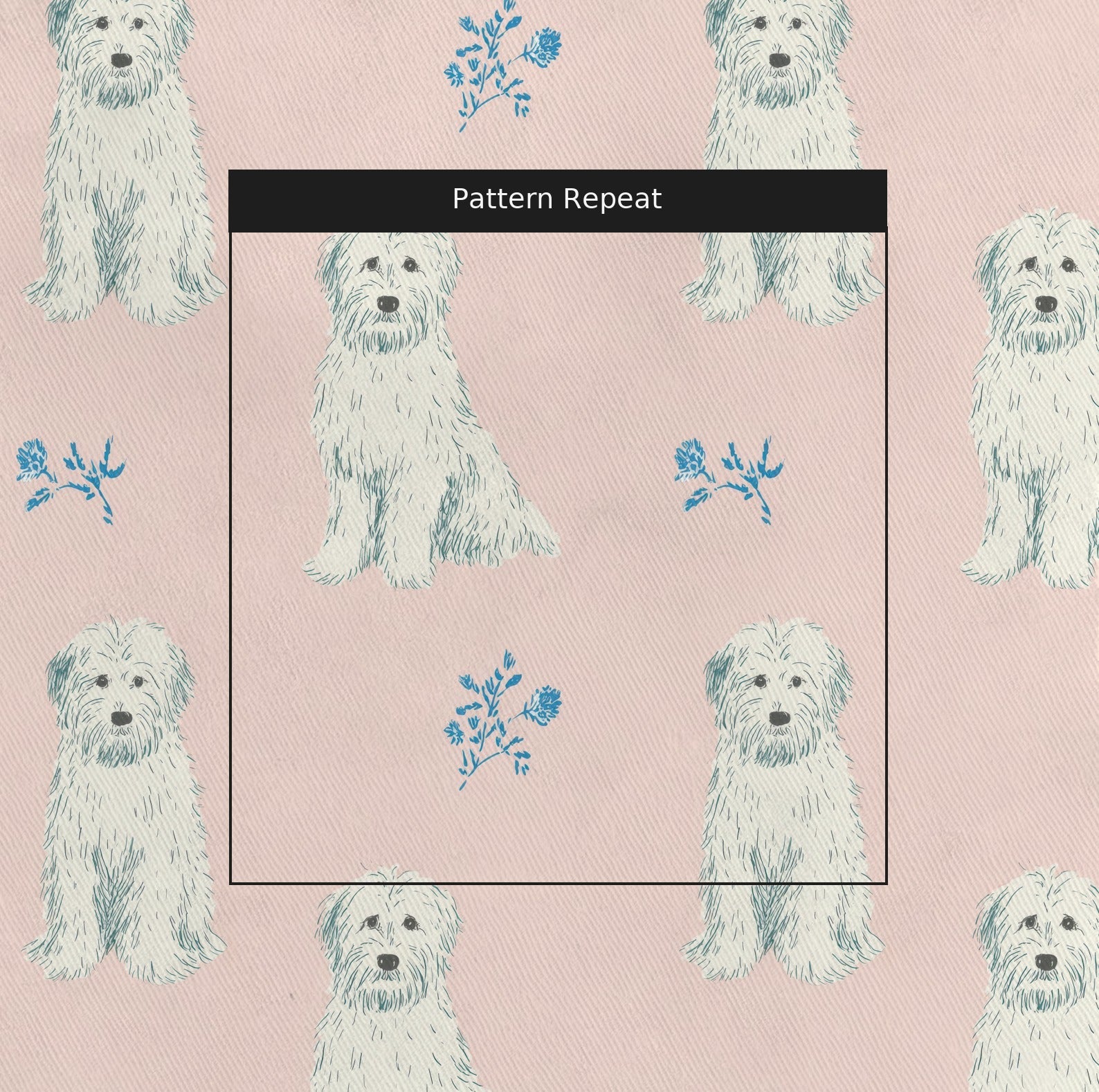 Sheepdog Cottage - Fabric - Linen Rowe